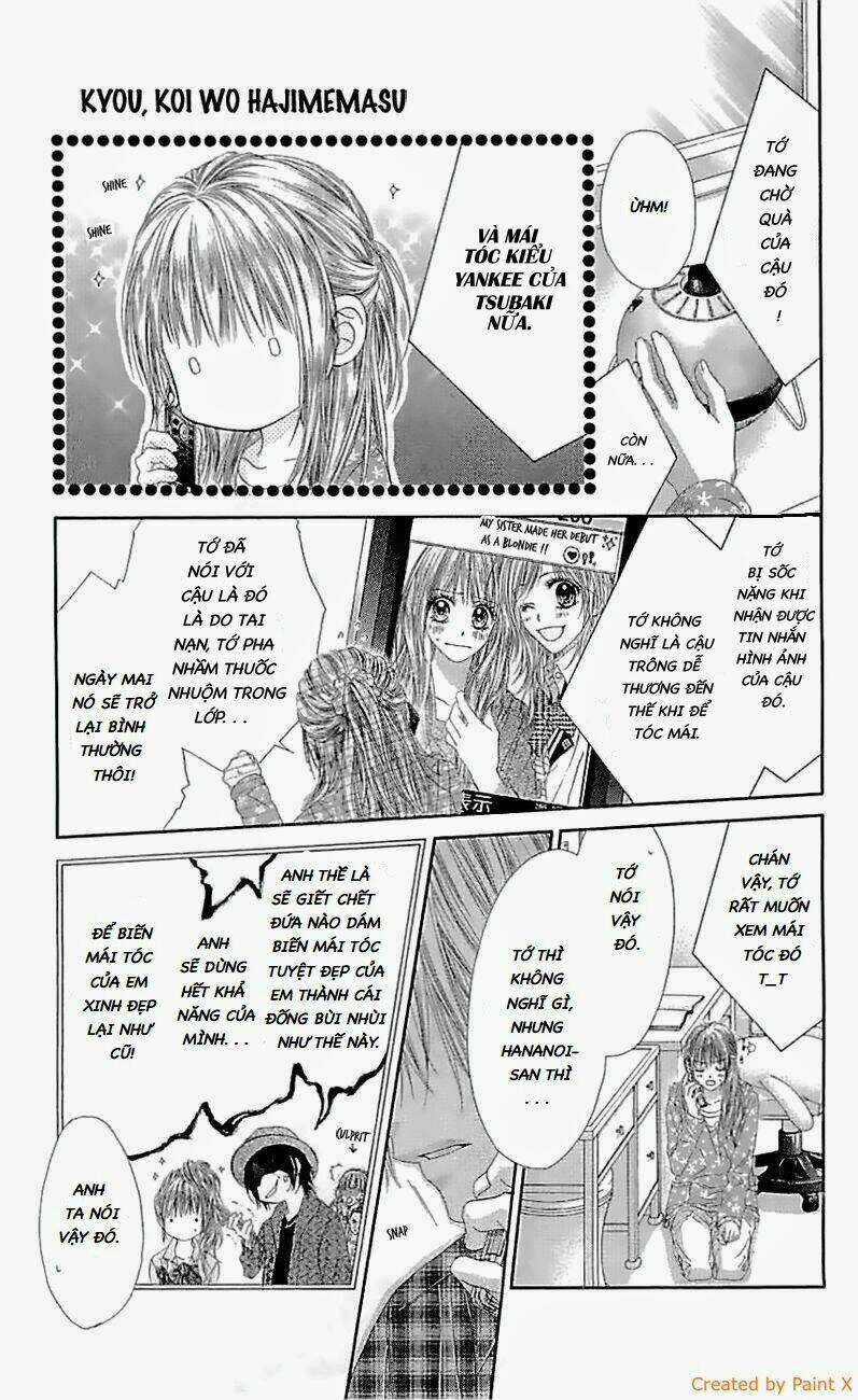 Kyou, Koi Wo Hajimemasu - Mộng Mơ Đầu Đời Chapter 98 trang 9