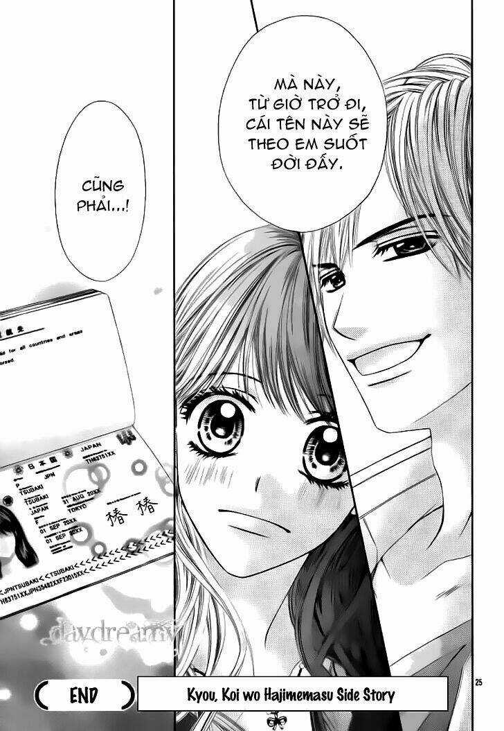 Kyou, Koi Wo Hajimemasu - Mộng Mơ Đầu Đời Chapter 99.5 trang 25