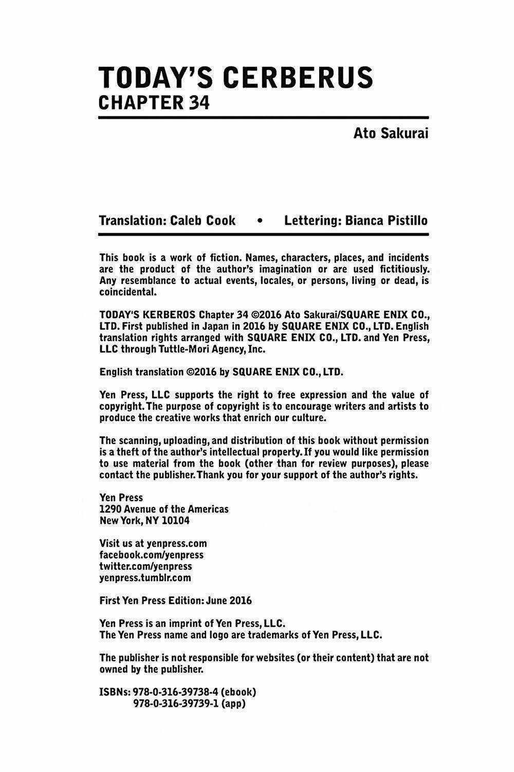 Kyou No Cerberus Chapter 34 trang 41