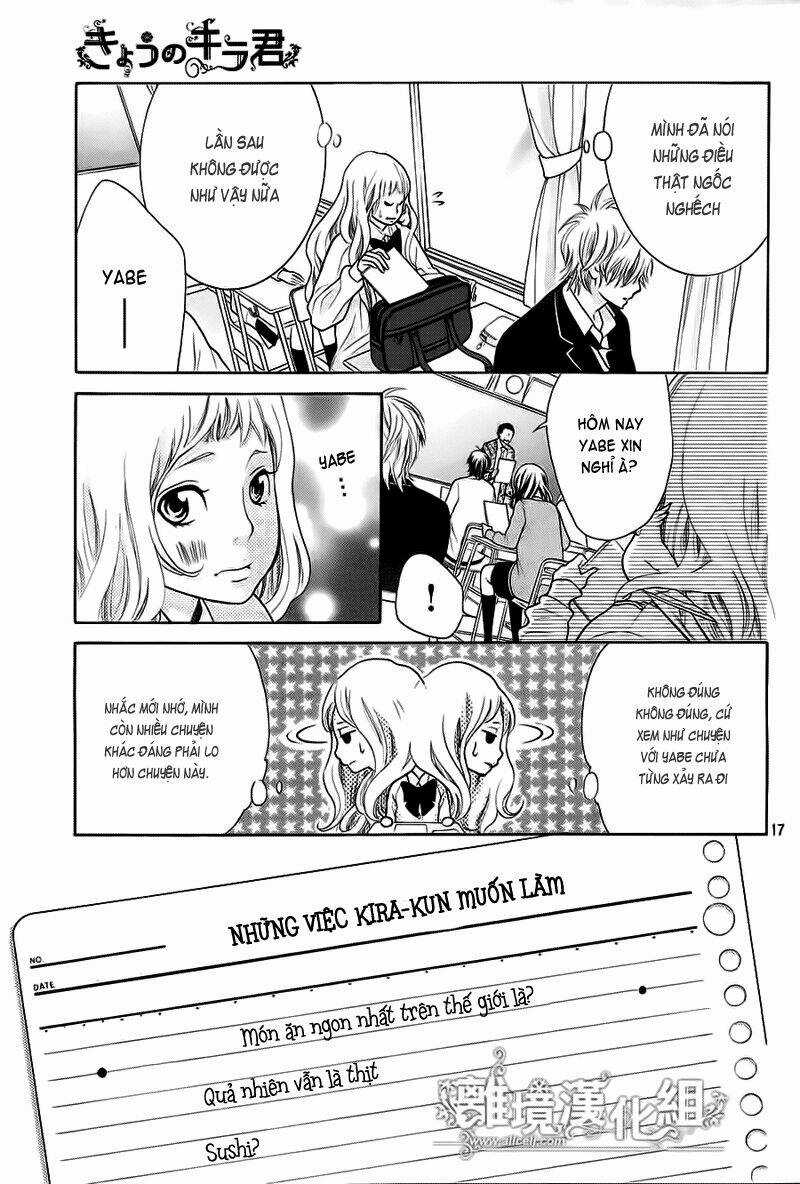 Kyou No Kira-Kun Chapter 11 trang 17