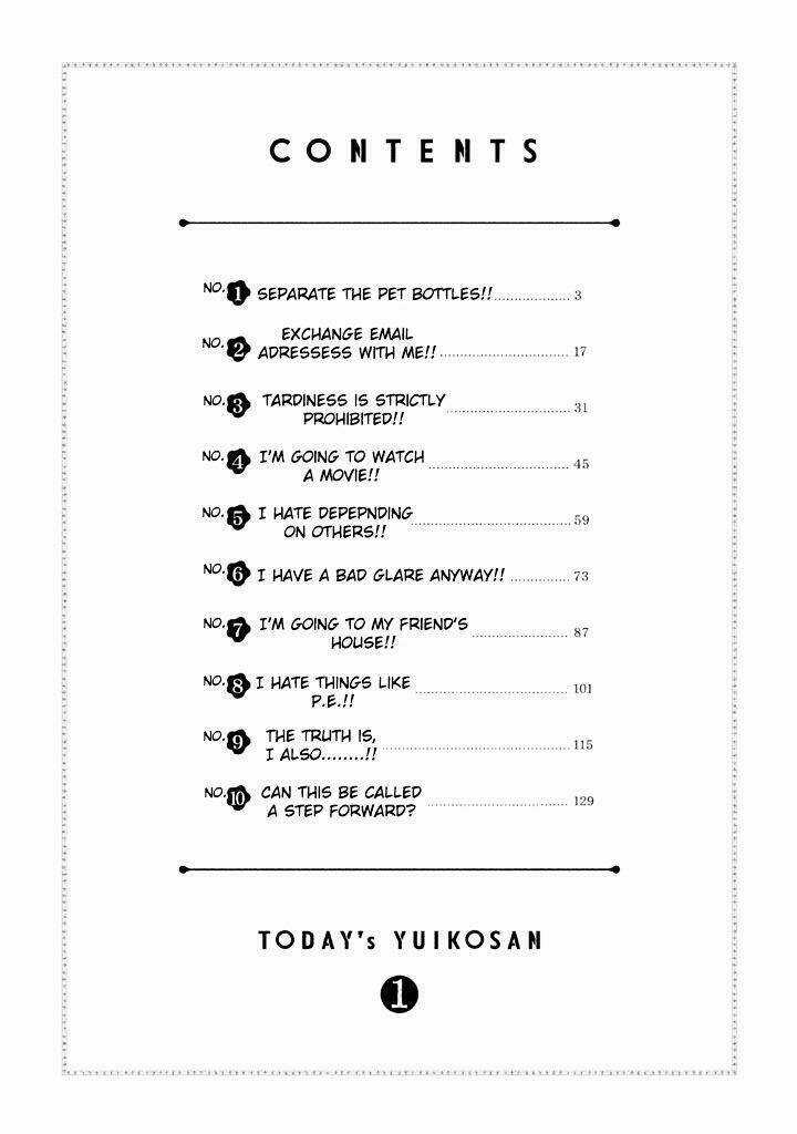 Kyou No Yuiko-San Chapter 1 trang 4
