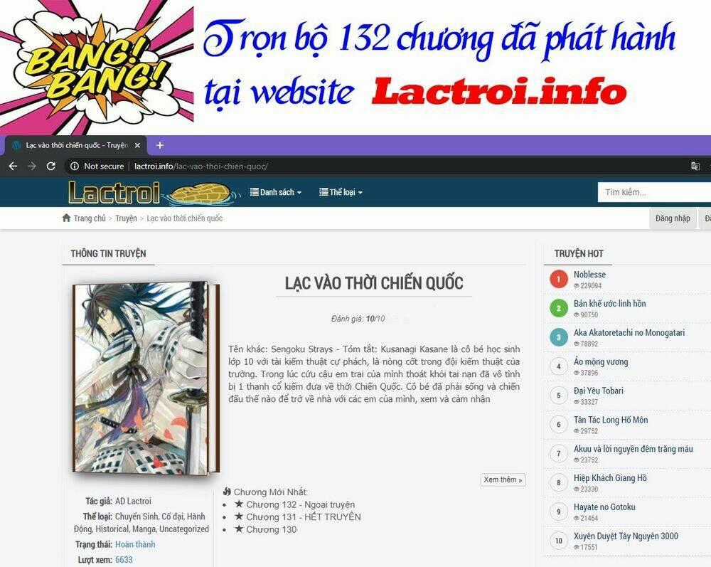 Lạc Vào Thời Chiến Quốc Chapter 39 trang 1
