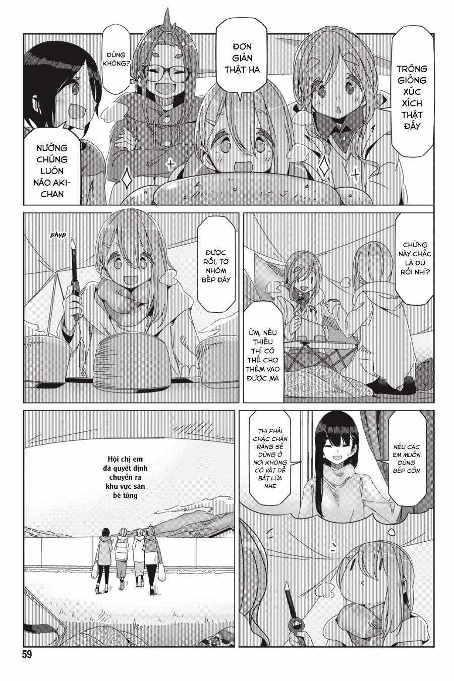 Laid-Back Camp Chapter 55 trang 4