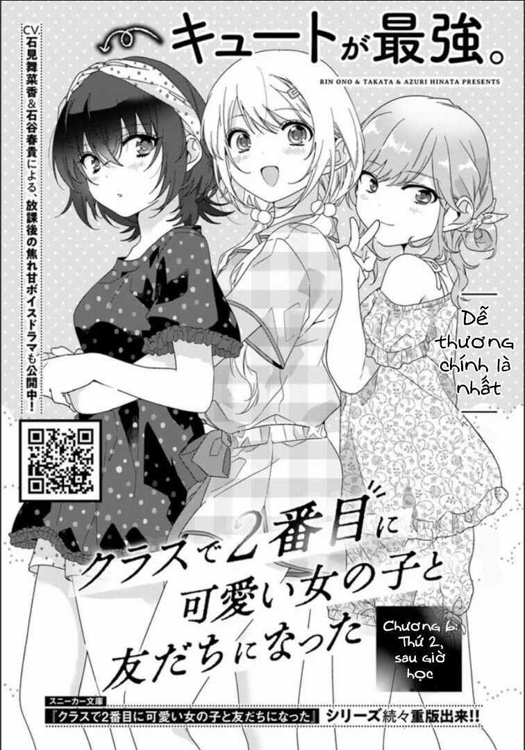 Làm Bạn Với Cô Gái Đáng Yêu Thứ Hai Lớp Chapter 6.1 trang 3