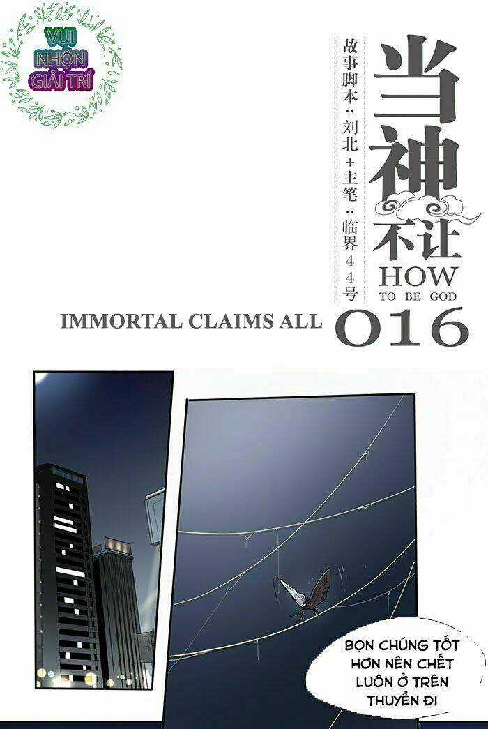 Làm Cách Nào Để Trở Lại Làm Thần Chapter 16 trang 2