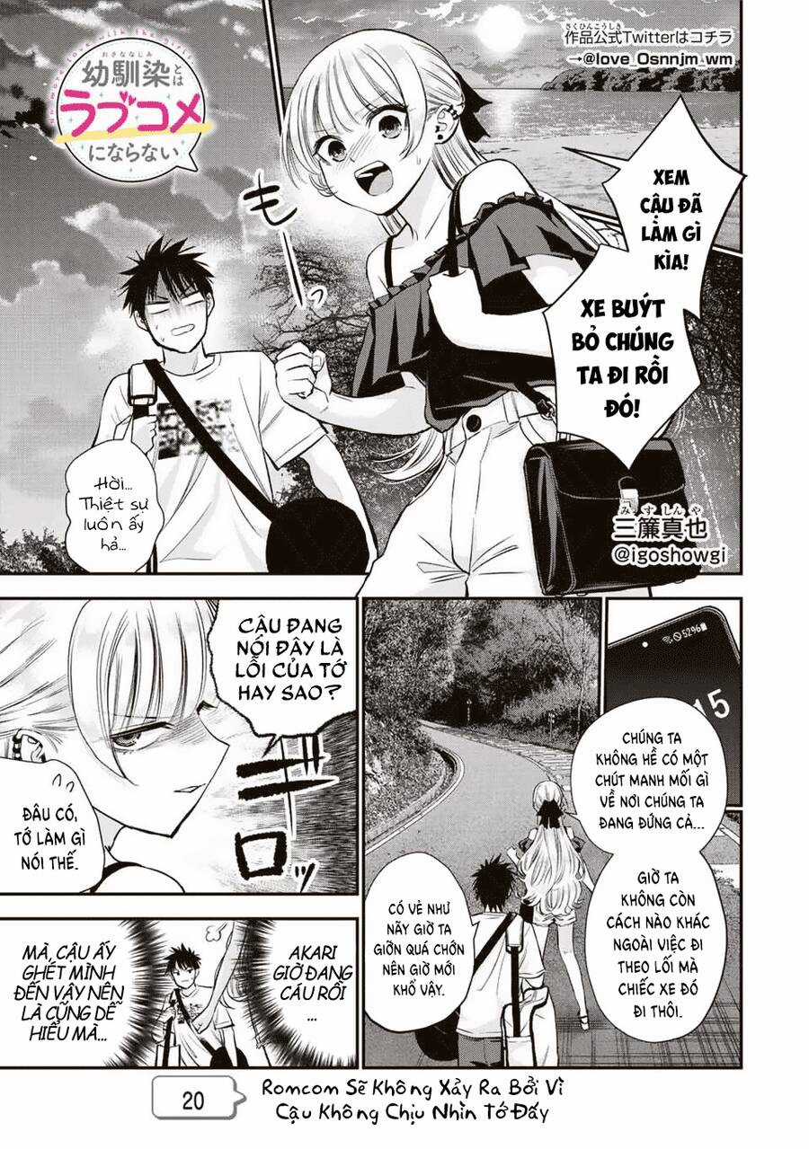 Làm Gì Có Chuyện Tình Hài Hước Giữa Bạn Thuở Nhỏ Được! Chương 20 trang 2