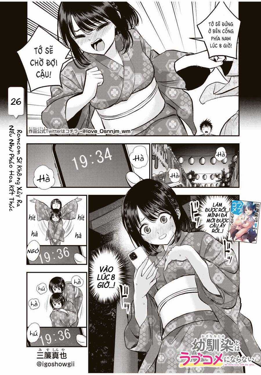 Làm Gì Có Chuyện Tình Hài Hước Giữa Bạn Thuở Nhỏ Được! Chương 26 trang 2