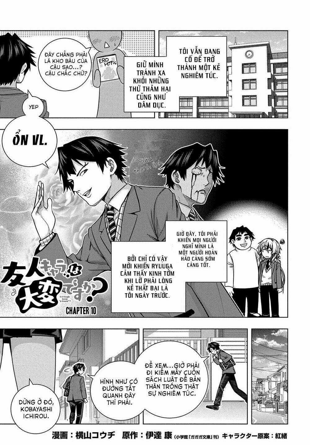 Làm Nhân Vật Bạn Thân Khổ Lắm Hả? Chapter 10 trang 2