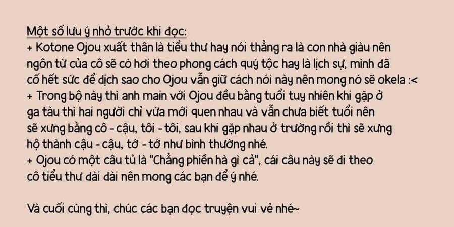 Lần Đầu Của Tiểu Thư Chương 1 trang 0