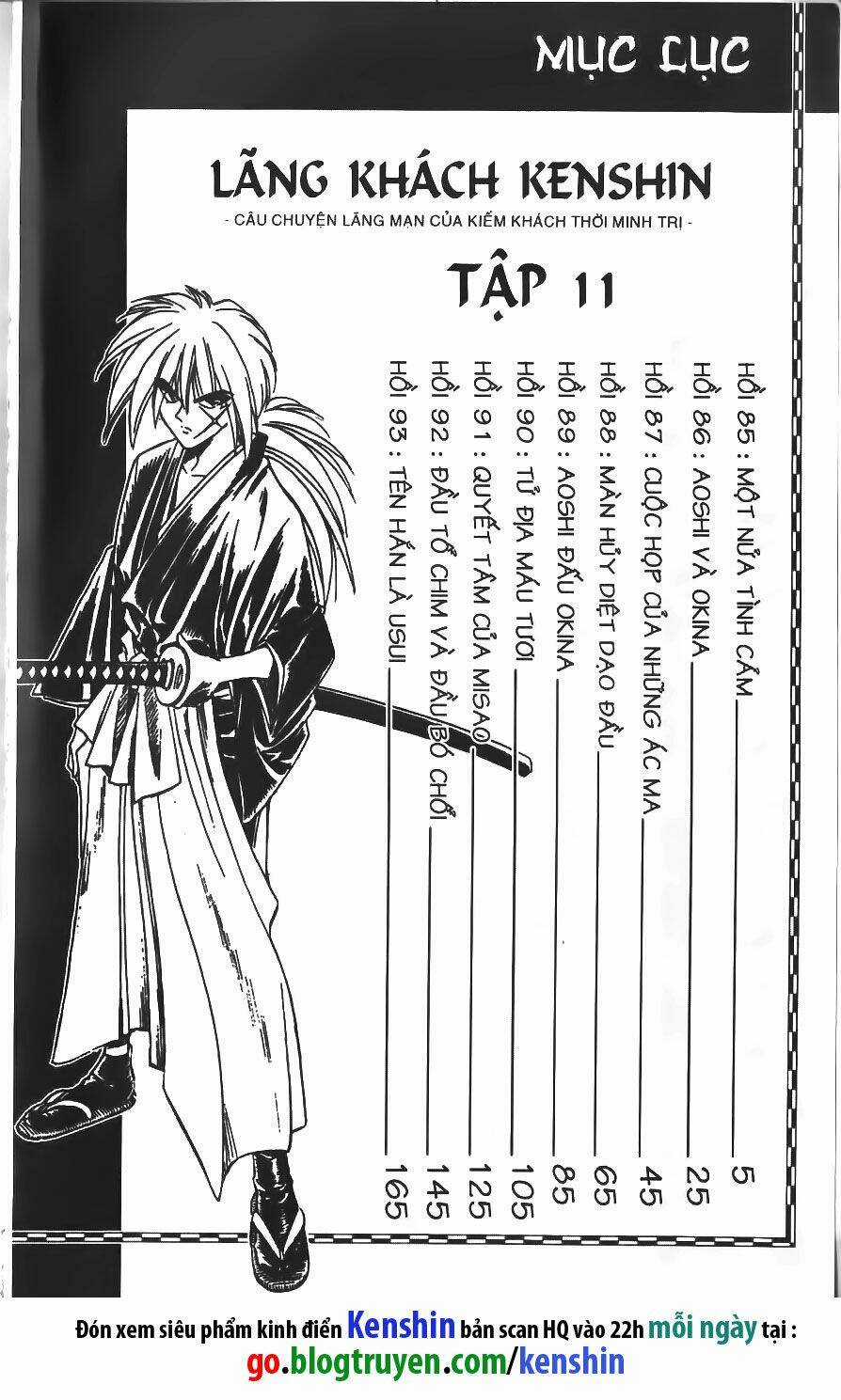 Lãng Khách Kenshin Chapter 85 trang 0