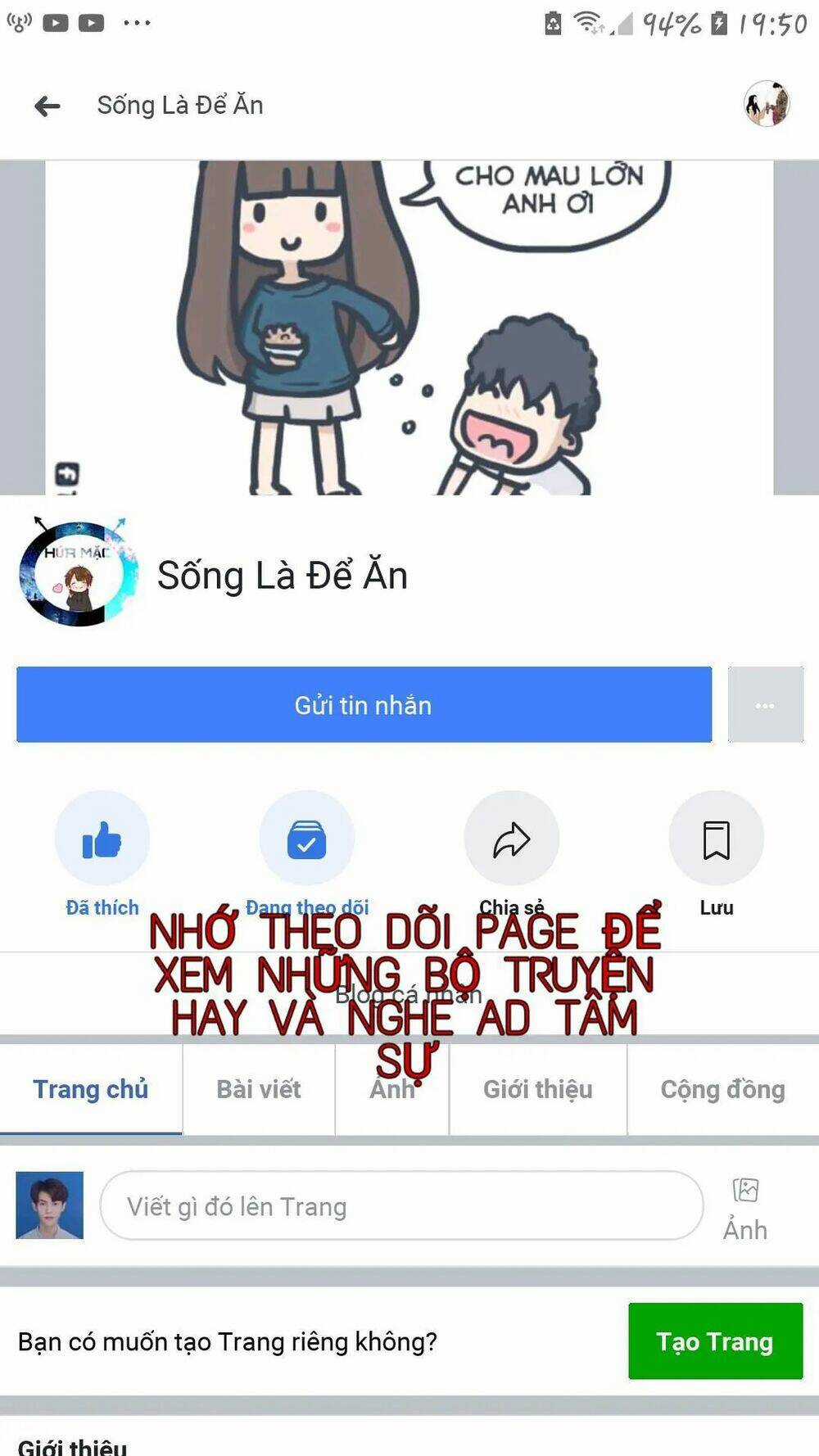 Lão Đại Xuyên Không Thành Tiên Nữ Chapter 13 trang 1