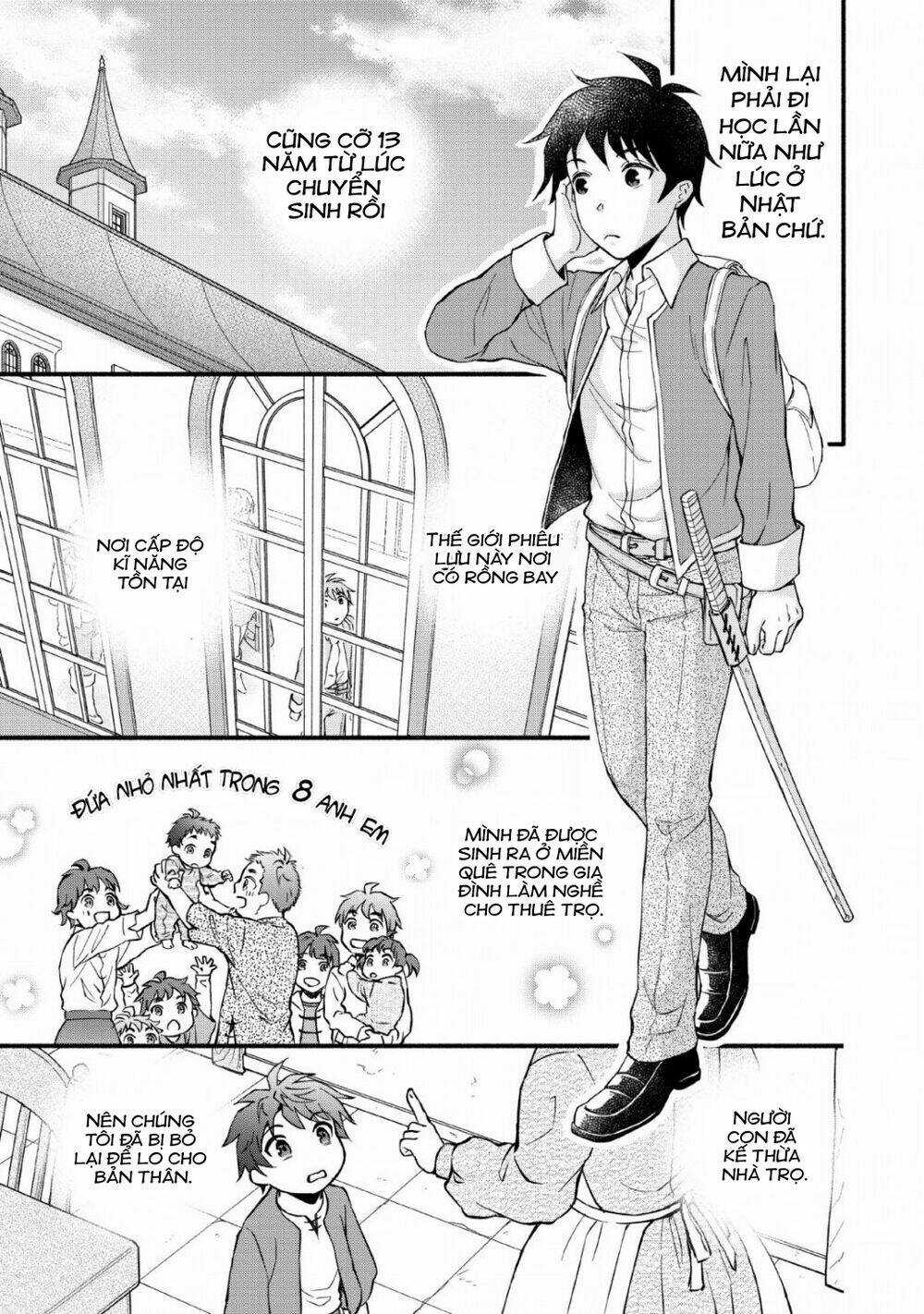 Lên Cấp Học Viện Hiệp Sĩ Chapter 1 trang 10