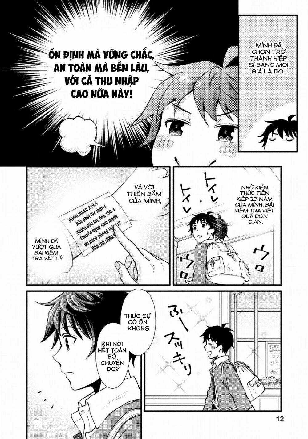 Lên Cấp Học Viện Hiệp Sĩ Chapter 1 trang 11