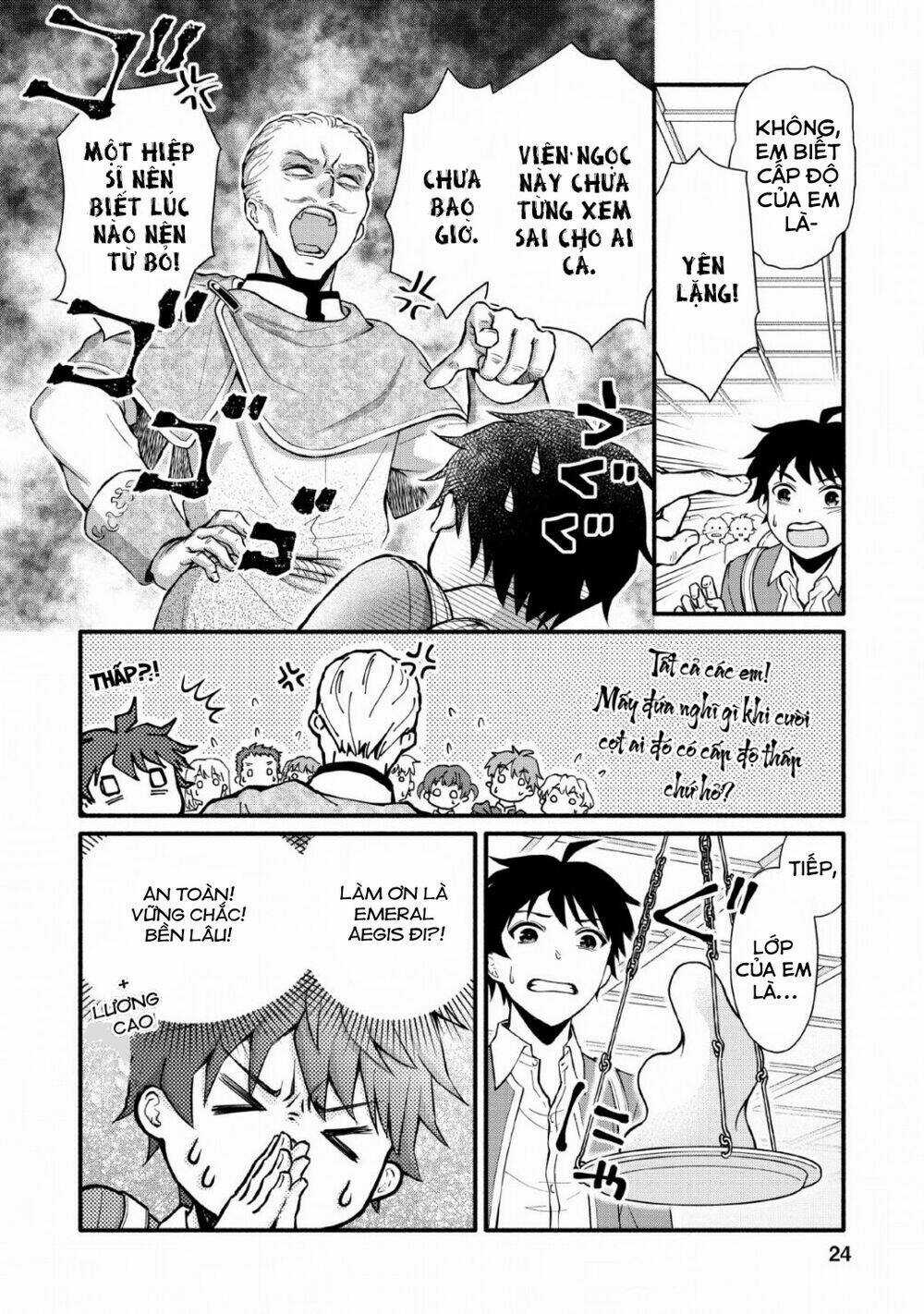 Lên Cấp Học Viện Hiệp Sĩ Chapter 1 trang 23