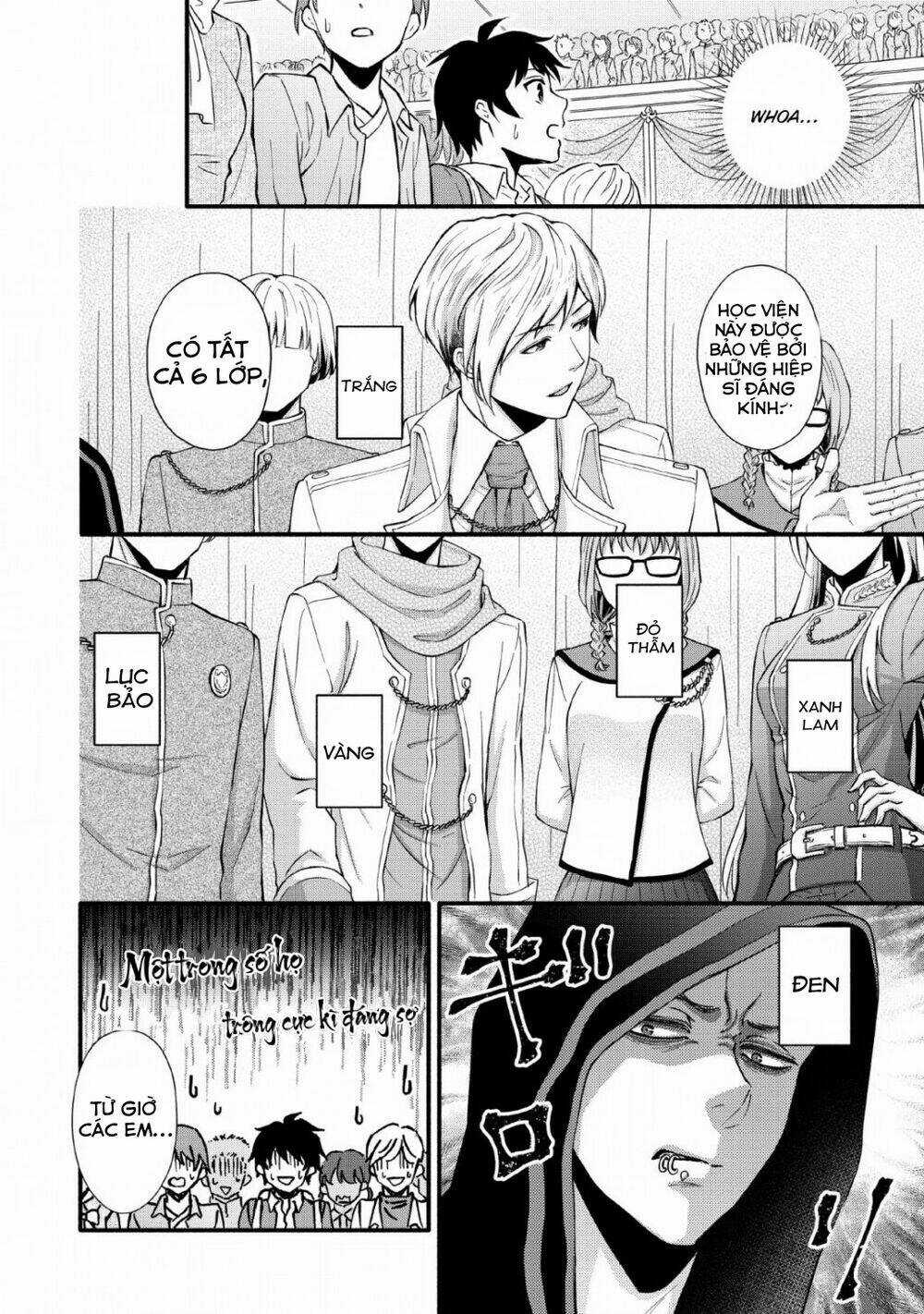 Lên Cấp Học Viện Hiệp Sĩ Chapter 1 trang 7