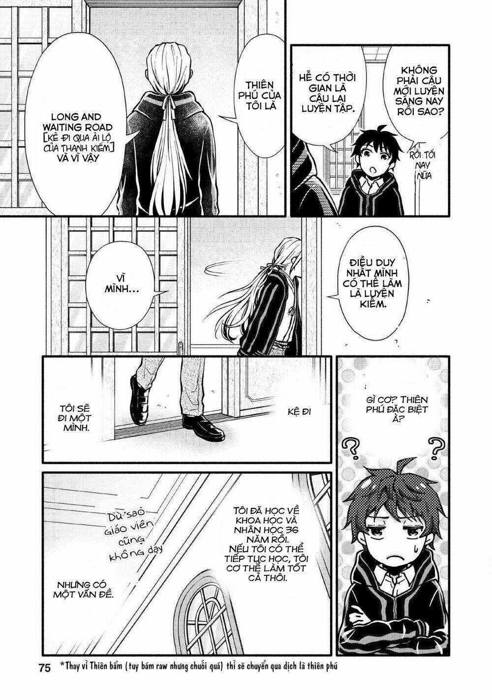 Lên Cấp Học Viện Hiệp Sĩ Chapter 3 trang 9