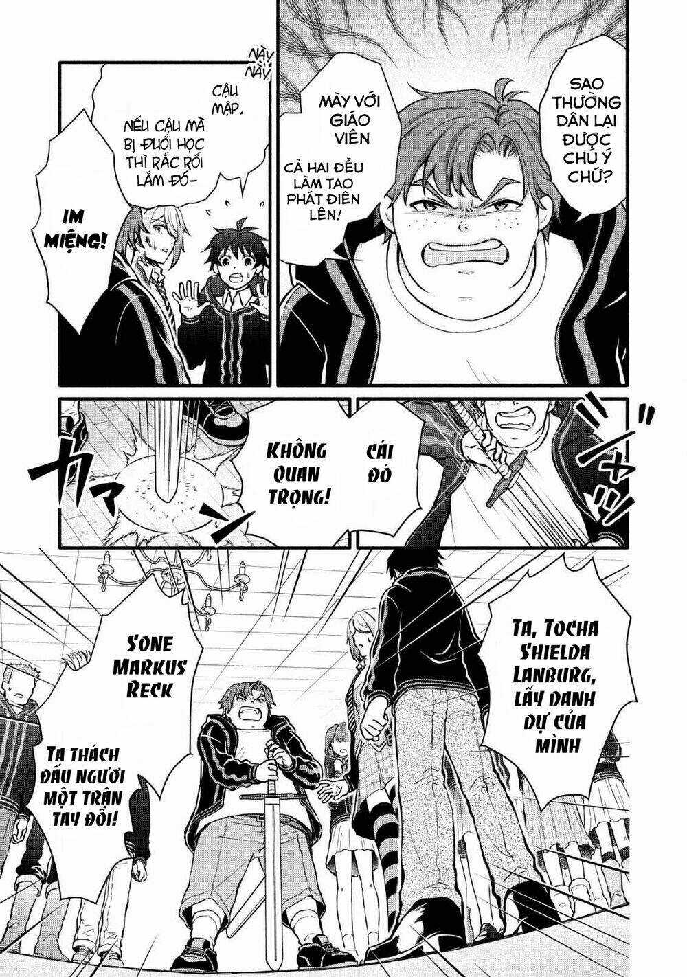 Lên Cấp Học Viện Hiệp Sĩ Chapter 5 trang 9