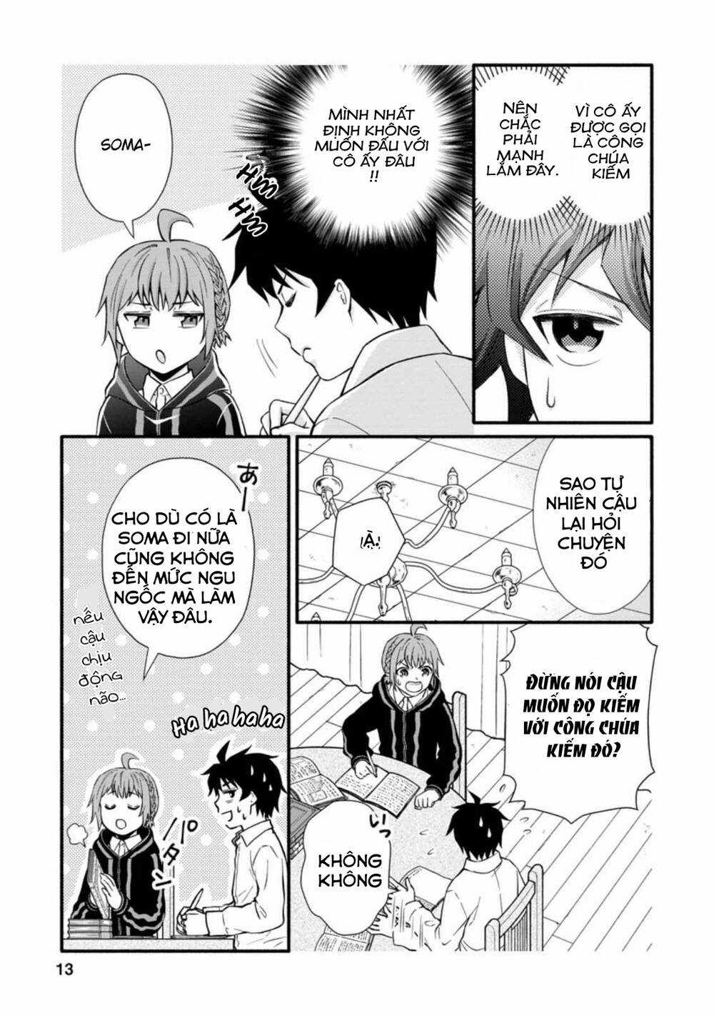 Lên Cấp Học Viện Hiệp Sĩ Chapter 6 trang 11