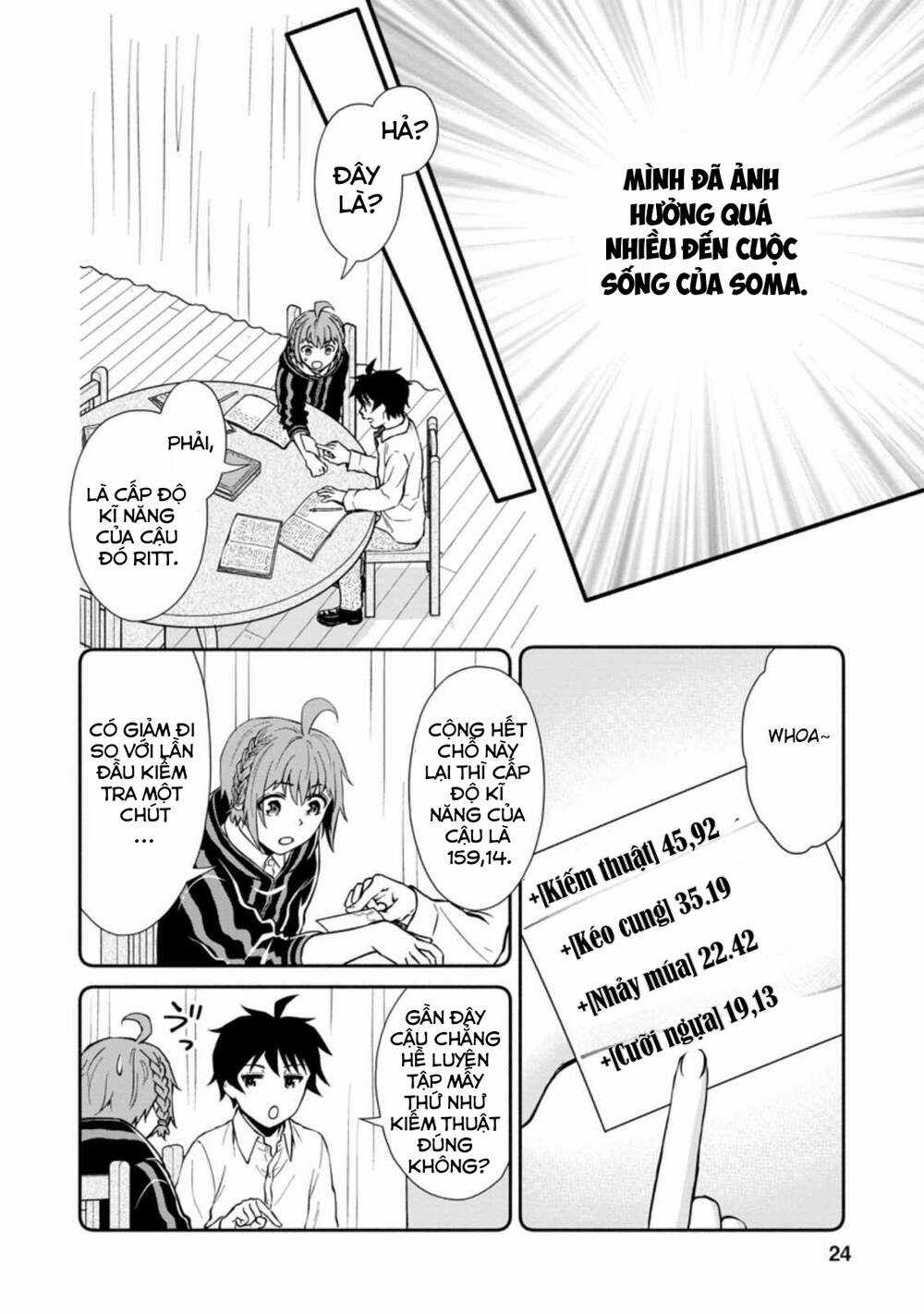 Lên Cấp Học Viện Hiệp Sĩ Chapter 6 trang 22