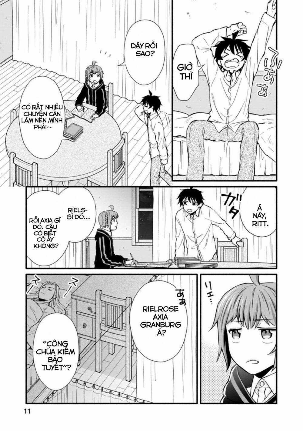 Lên Cấp Học Viện Hiệp Sĩ Chapter 6 trang 9