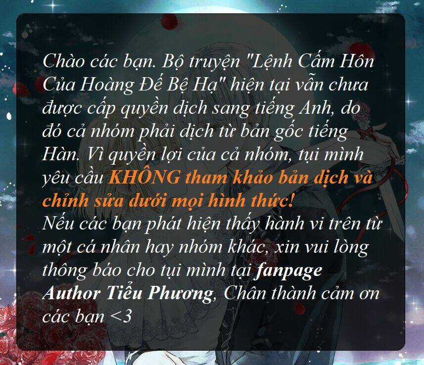 Lệnh Cấm Hôn Của Hoàng Đế Bệ Hạ Chapter 6 trang 2