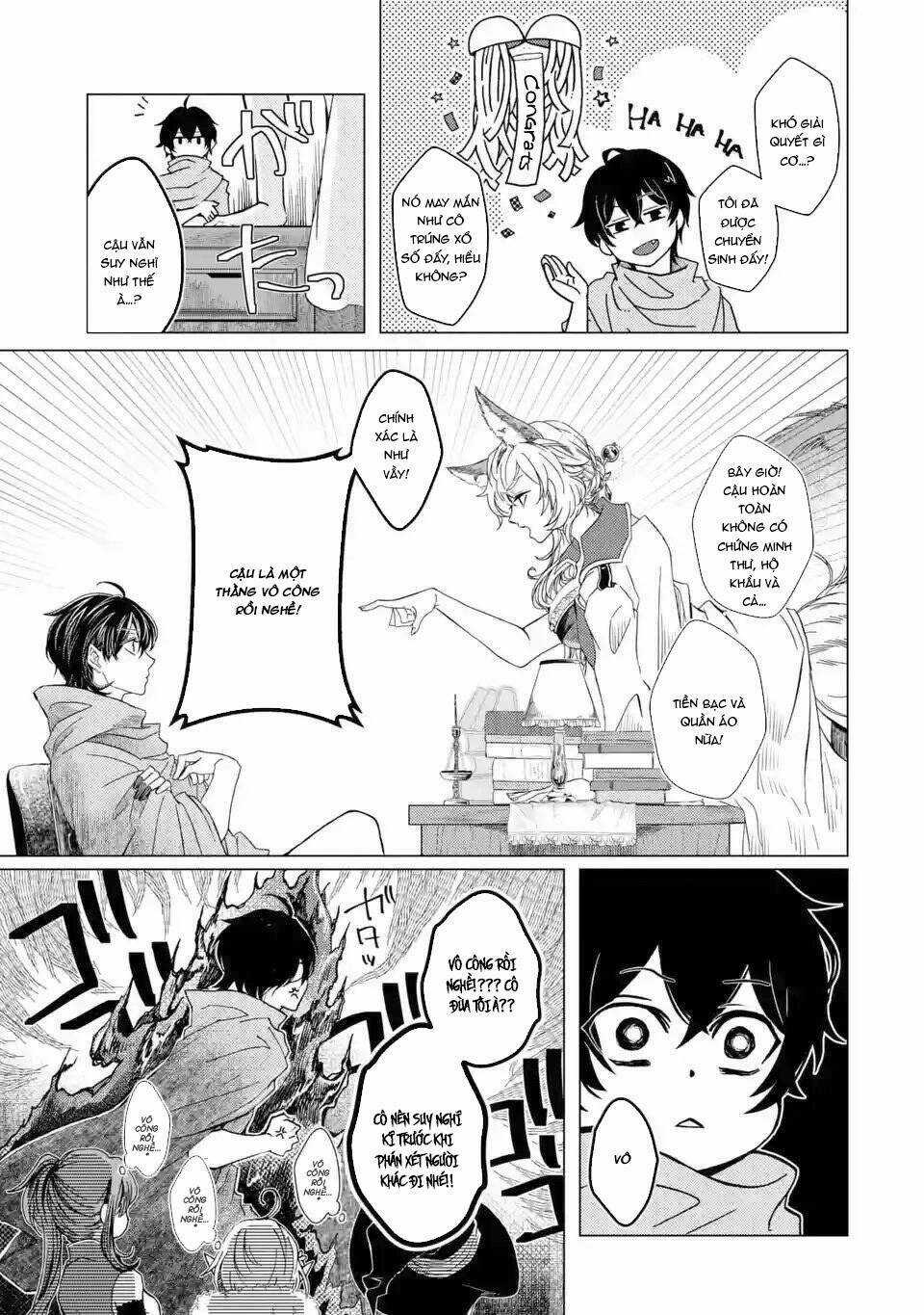 Level 0 No Maou-Sama, Isekai De Boukensha Wo Hajimemasu Chapter 1.3 trang 18