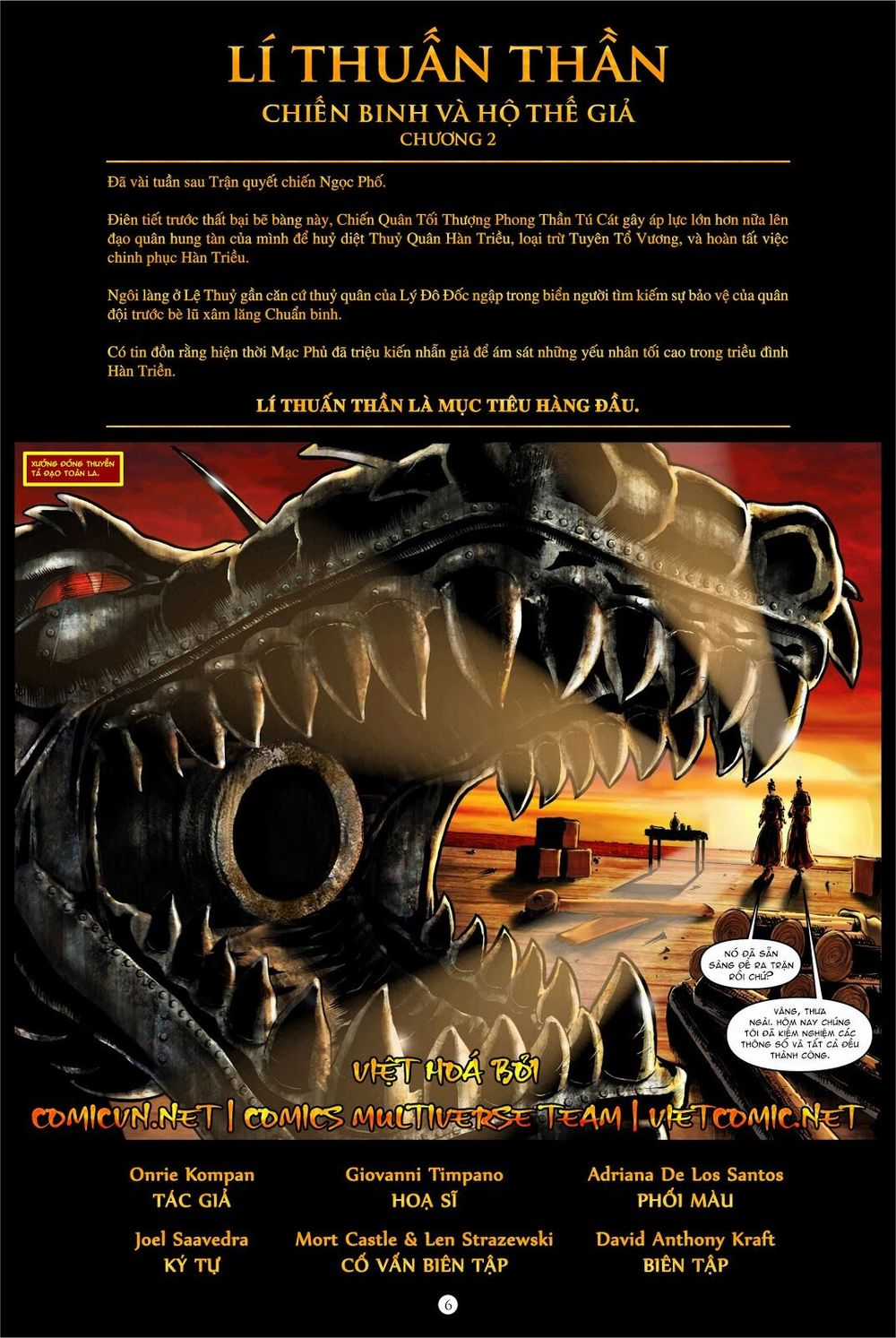 Lí Thuấn Thuần: Chiến Binh Và Hộ Thế Giả Chapter 2 trang 12