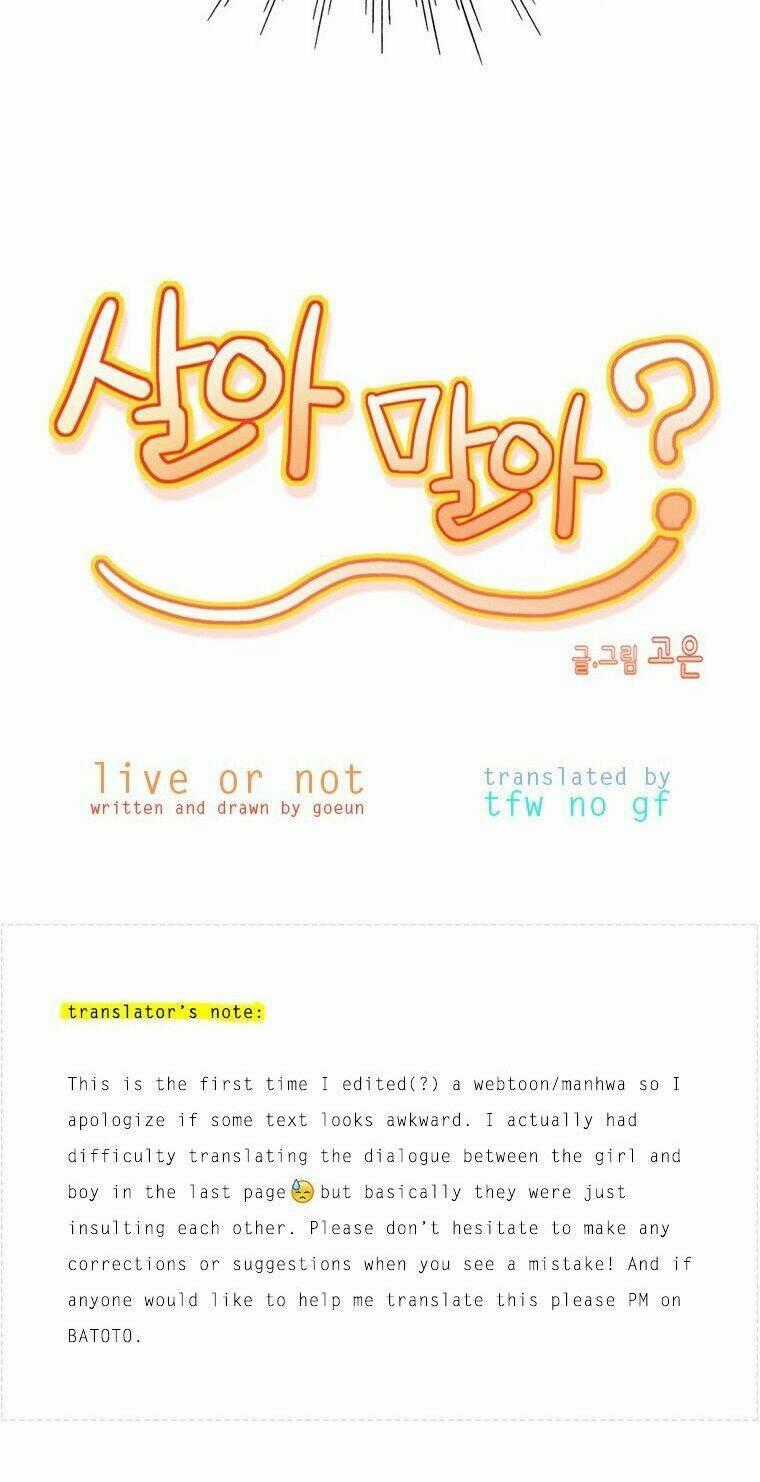 Live or Not Chapter 1 trang 8