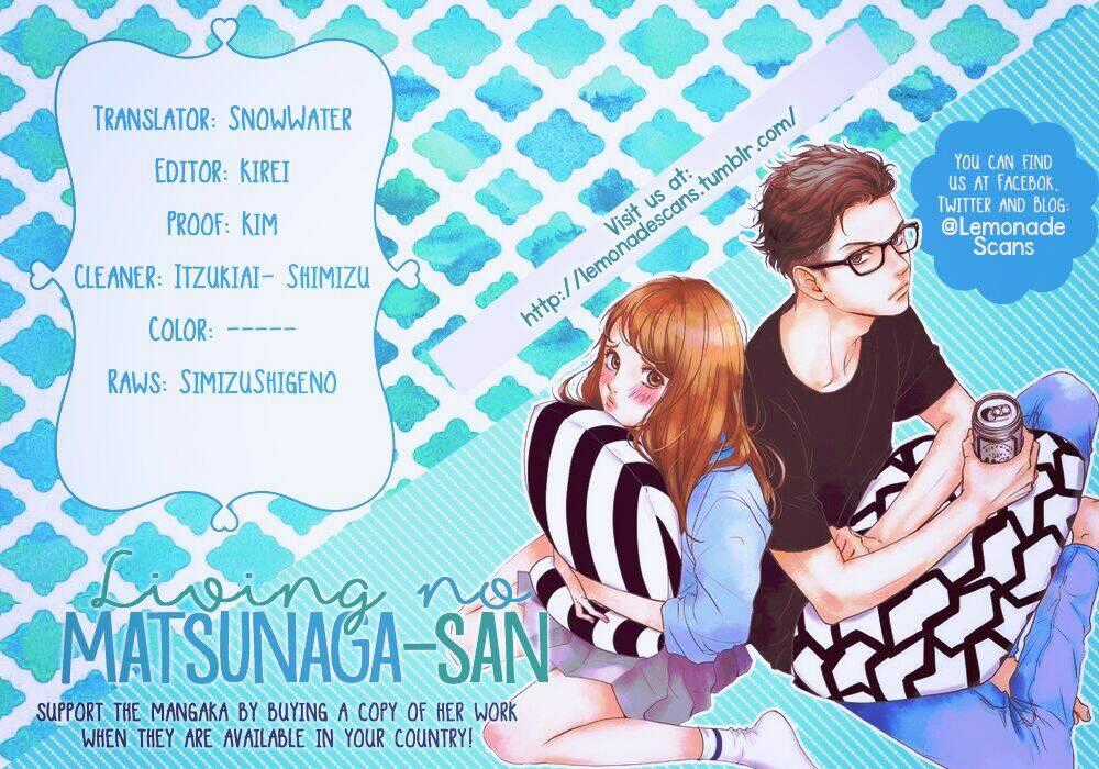 Living no Matsunaga-san Chapter 8 trang 0