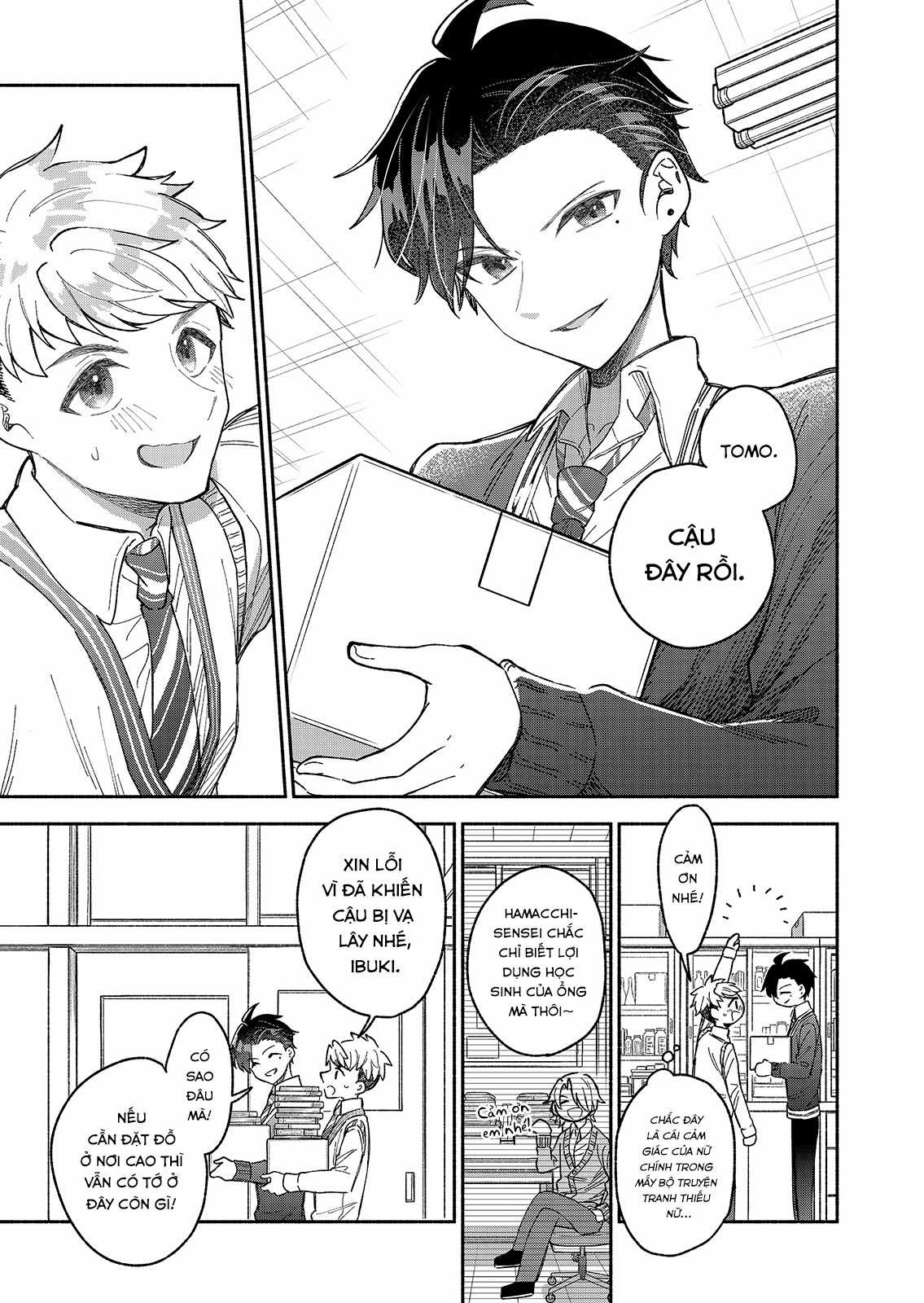 Lời hứa 12cm với cô gái ngầu lòi Chapter 2 trang 6