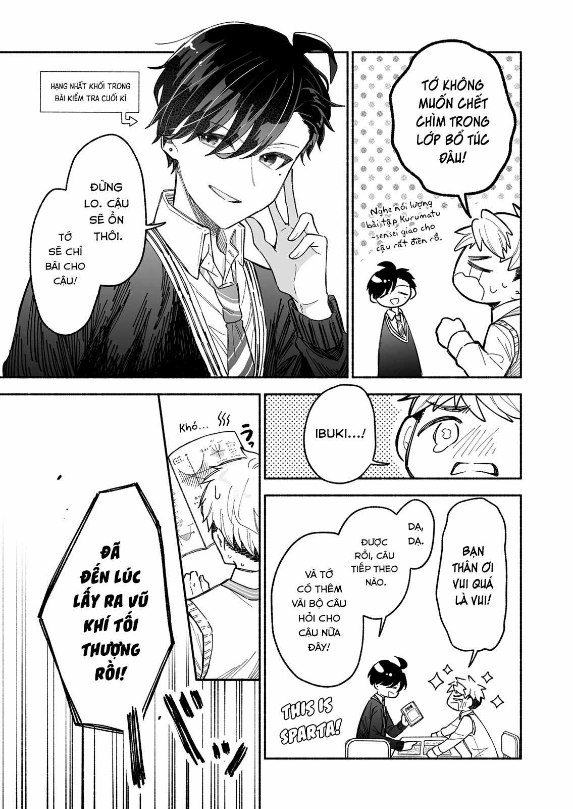 Lời hứa 12cm với cô gái ngầu lòi Chapter 3 trang 2