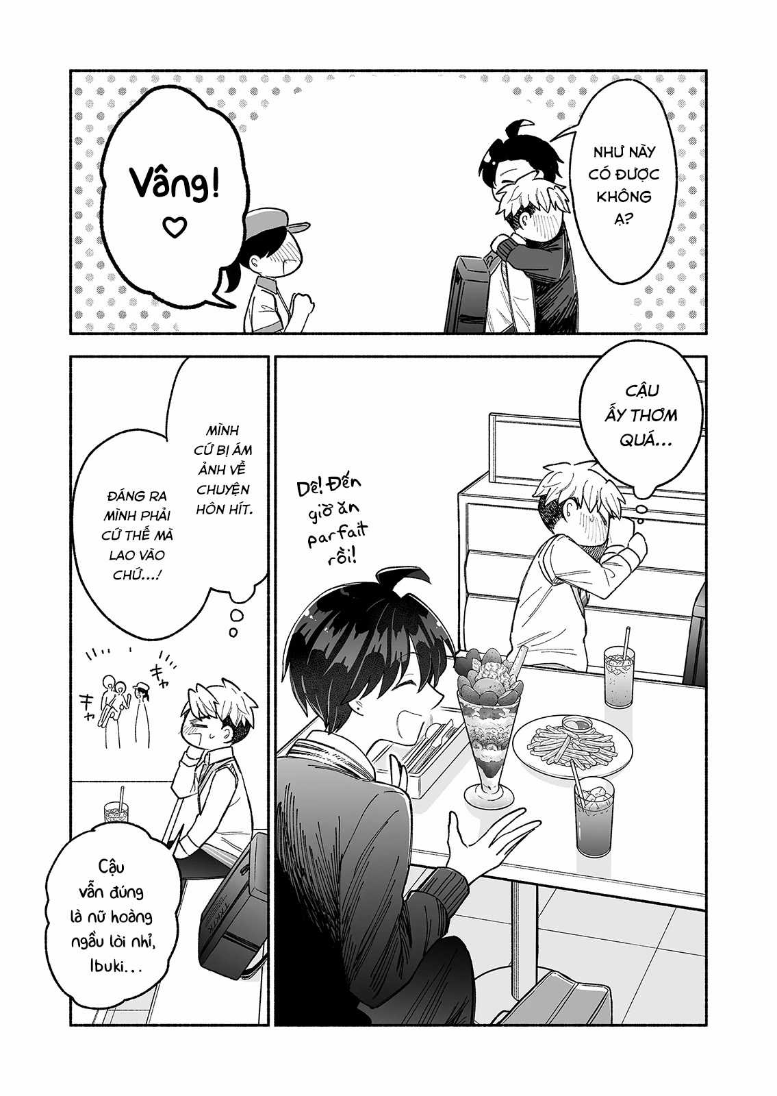 Lời hứa 12cm với cô gái ngầu lòi Chapter 4 trang 4