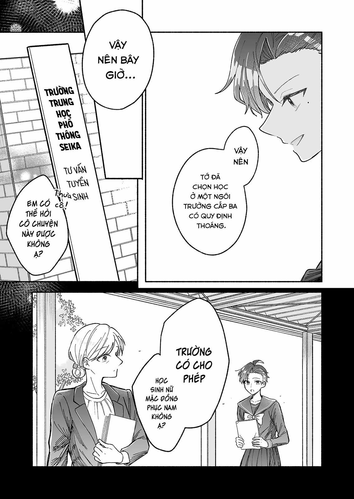 Lời hứa 12cm với cô gái ngầu lòi Chapter 5 trang 4