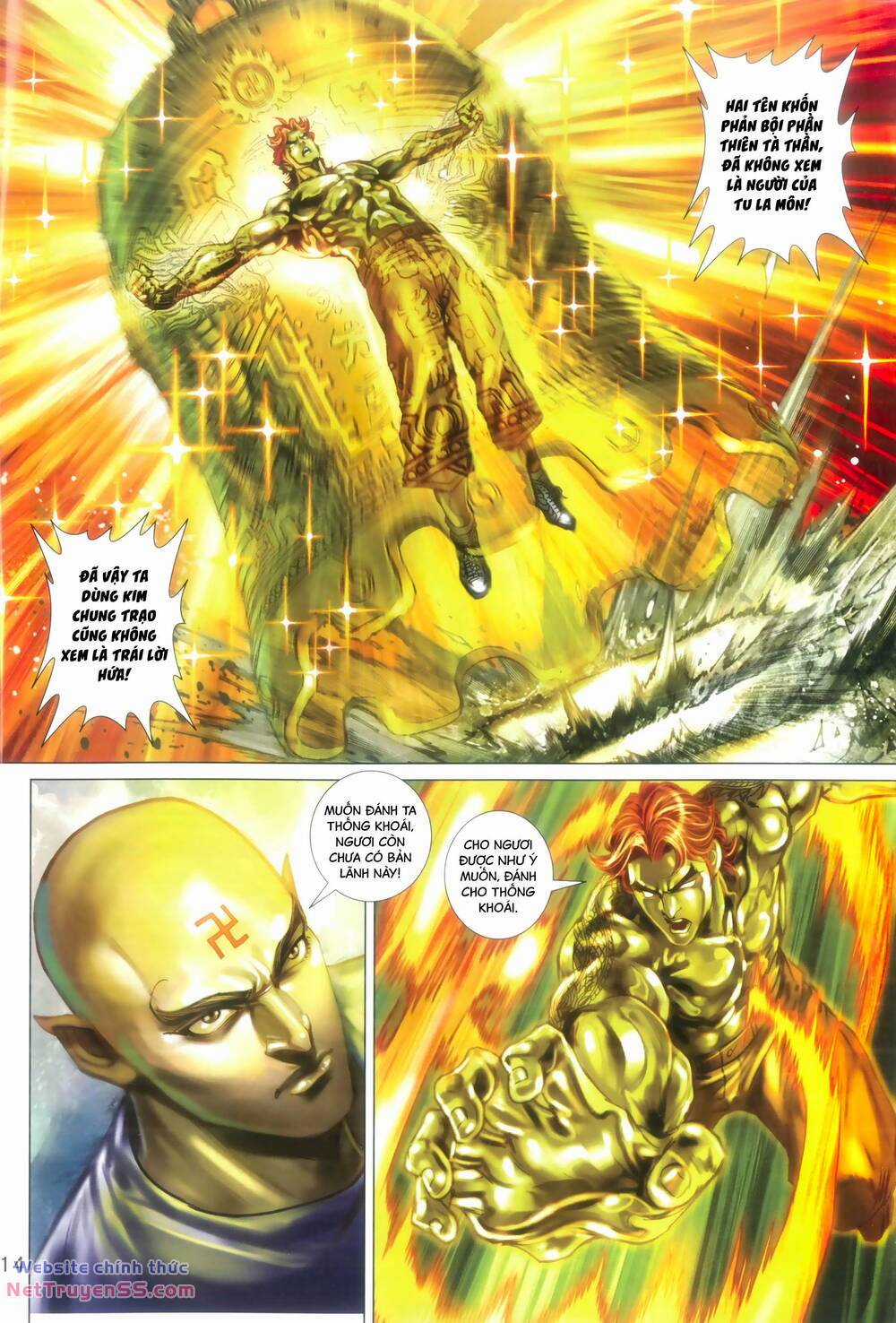 Long Hổ 5 Thế 3 Thế Cừu Chapter 100 trang 13