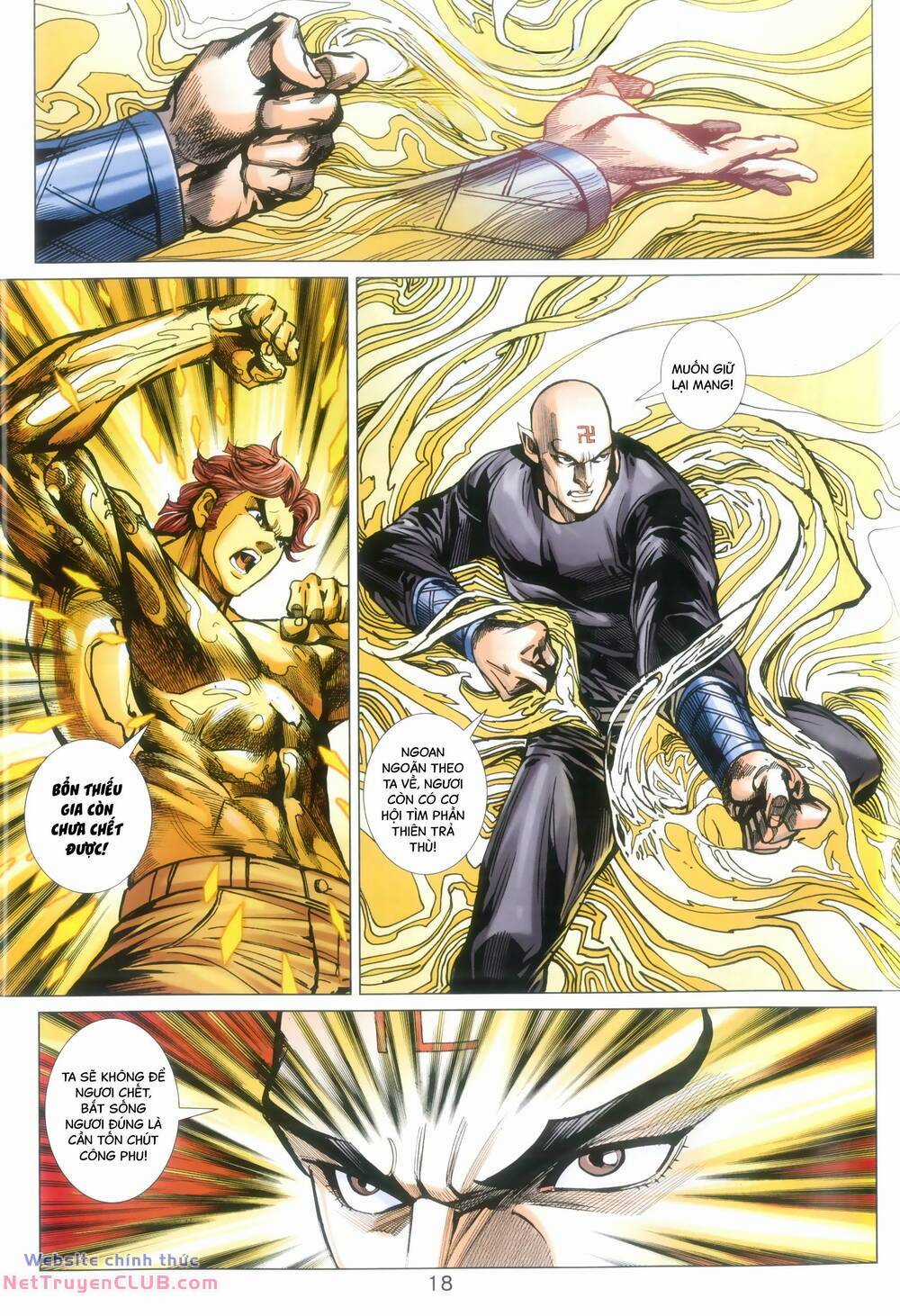 Long Hổ 5 Thế 3 Thế Cừu Chapter 100 trang 17