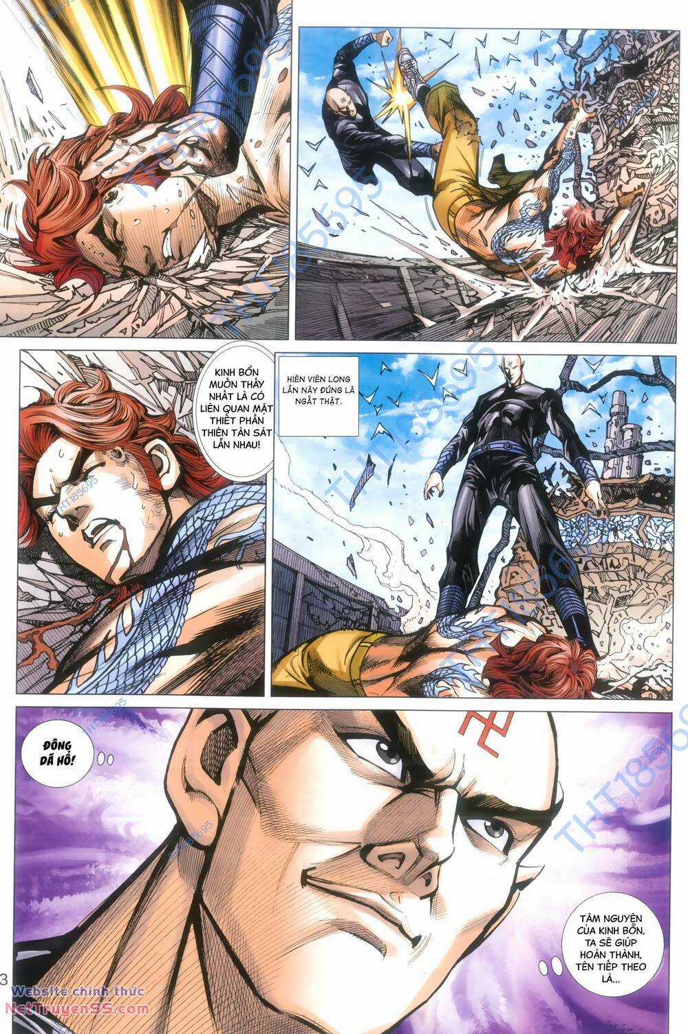 Long Hổ 5 Thế 3 Thế Cừu Chapter 100 trang 22