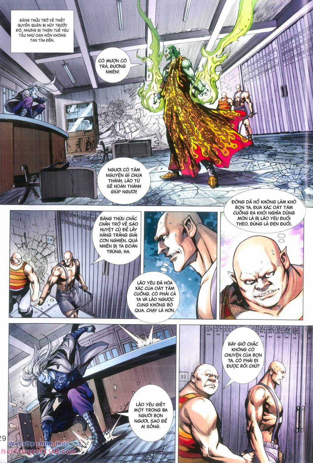 Long Hổ 5 Thế 3 Thế Cừu Chapter 100 trang 28