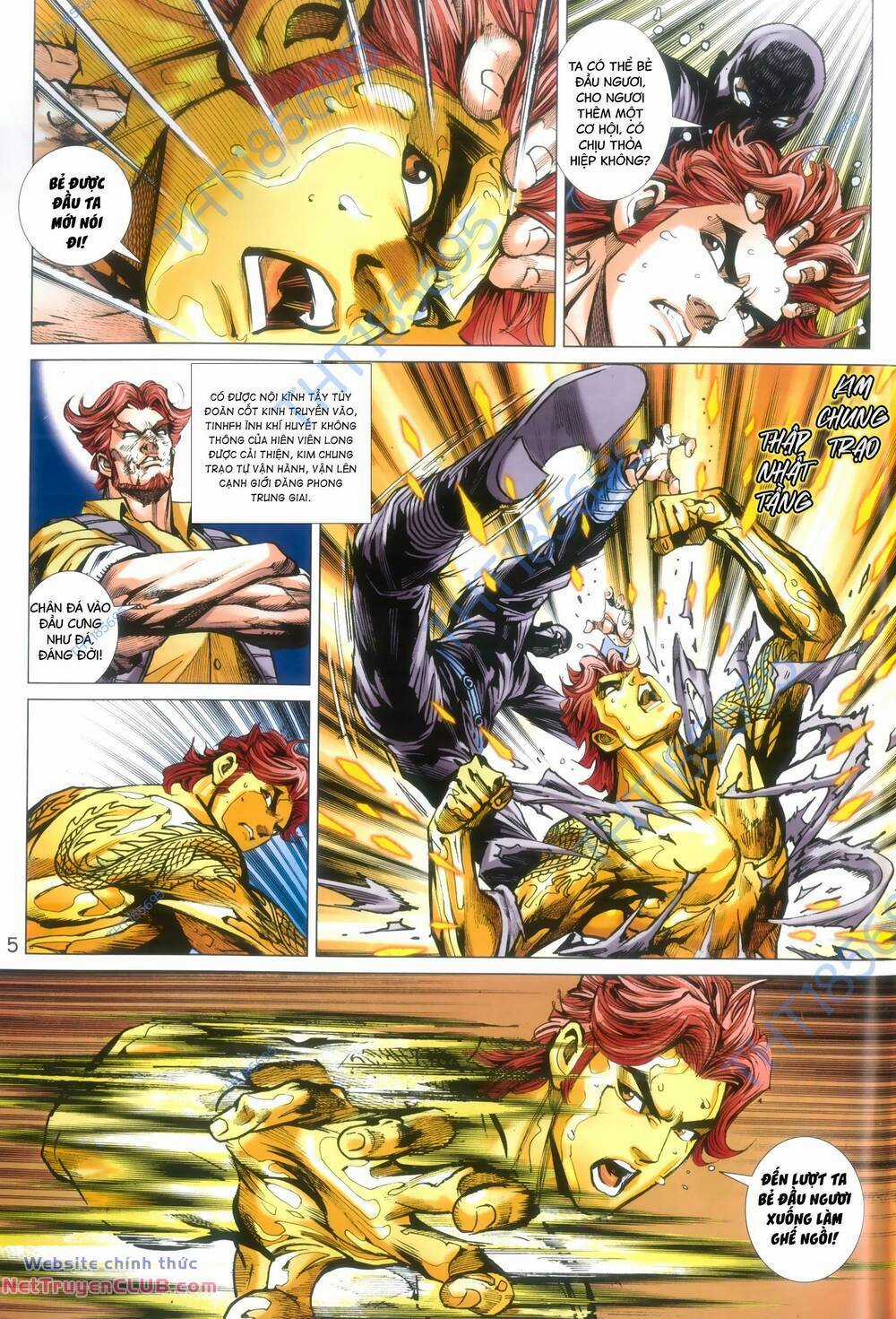 Long Hổ 5 Thế 3 Thế Cừu Chapter 100 trang 4