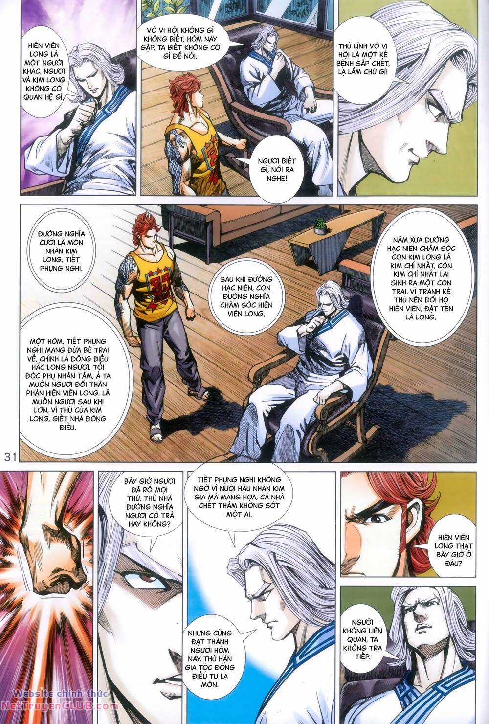 Long Hổ 5 Thế 3 Thế Cừu Chapter 101 trang 30