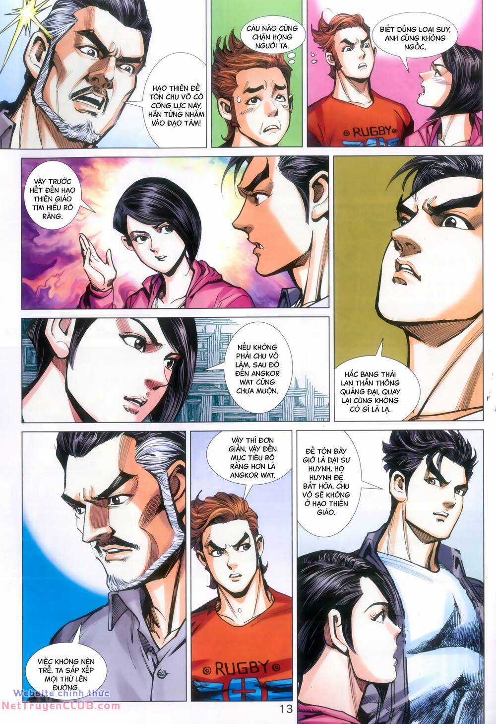 Long Hổ 5 Thế 3 Thế Cừu Chapter 102 trang 12