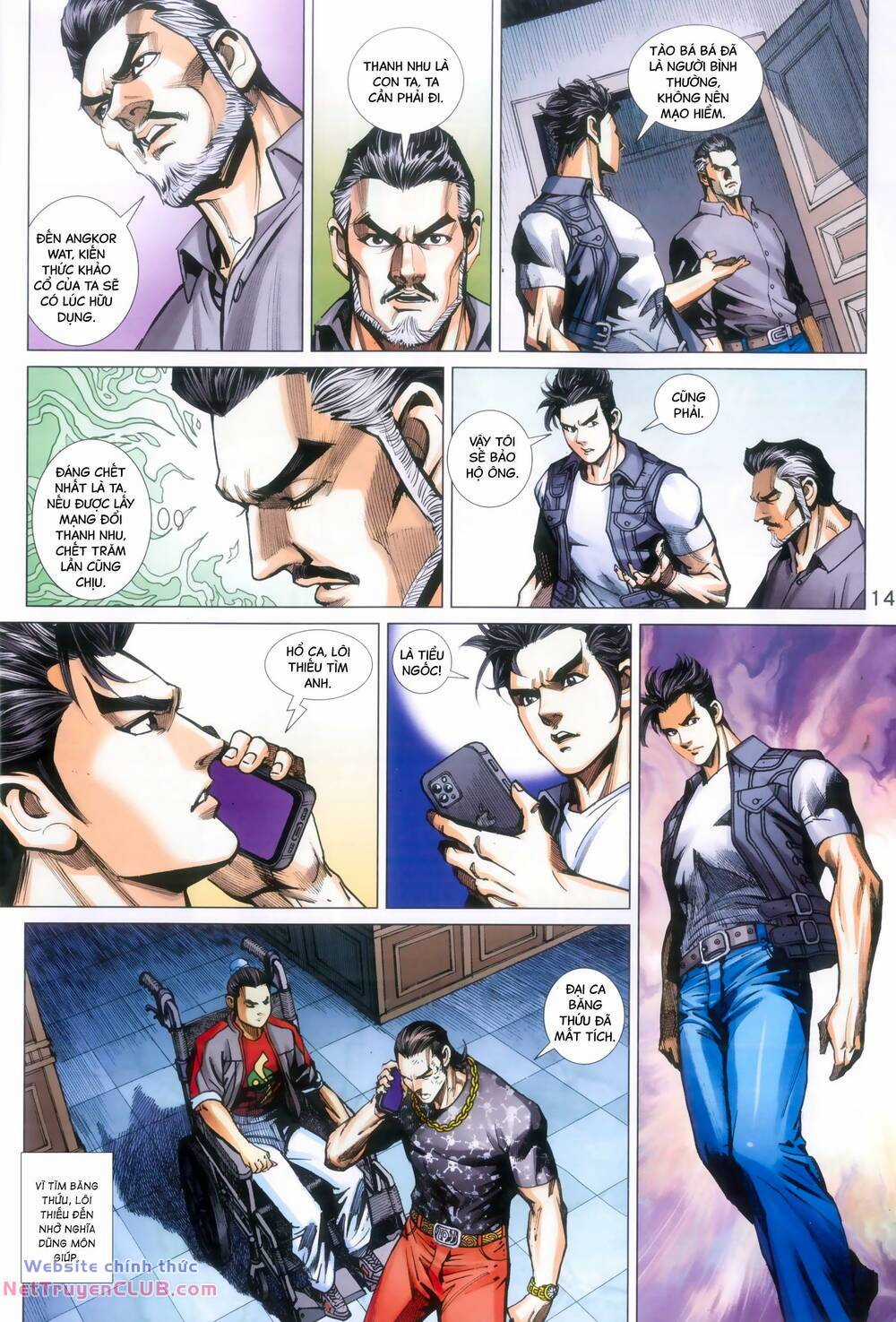 Long Hổ 5 Thế 3 Thế Cừu Chapter 102 trang 13