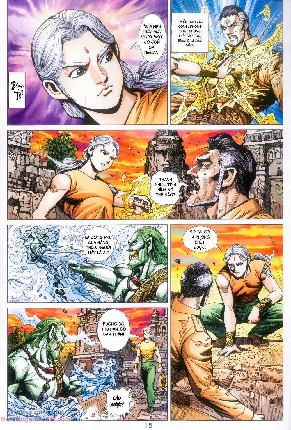 Long Hổ 5 Thế 3 Thế Cừu Chapter 104 trang 14