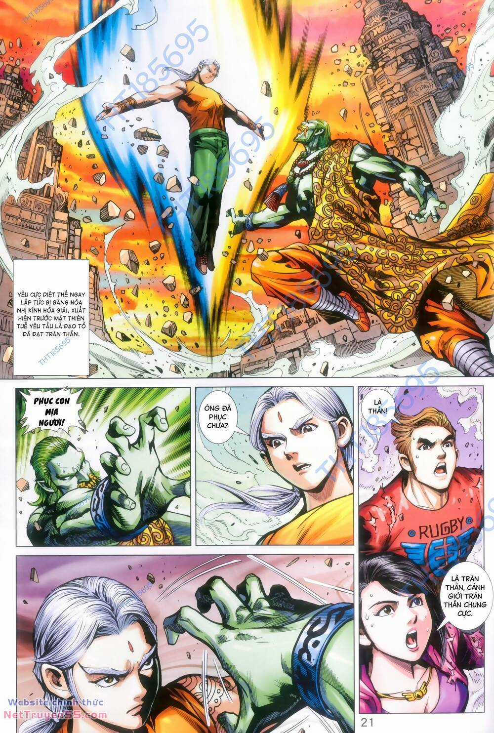 Long Hổ 5 Thế 3 Thế Cừu Chapter 104 trang 20