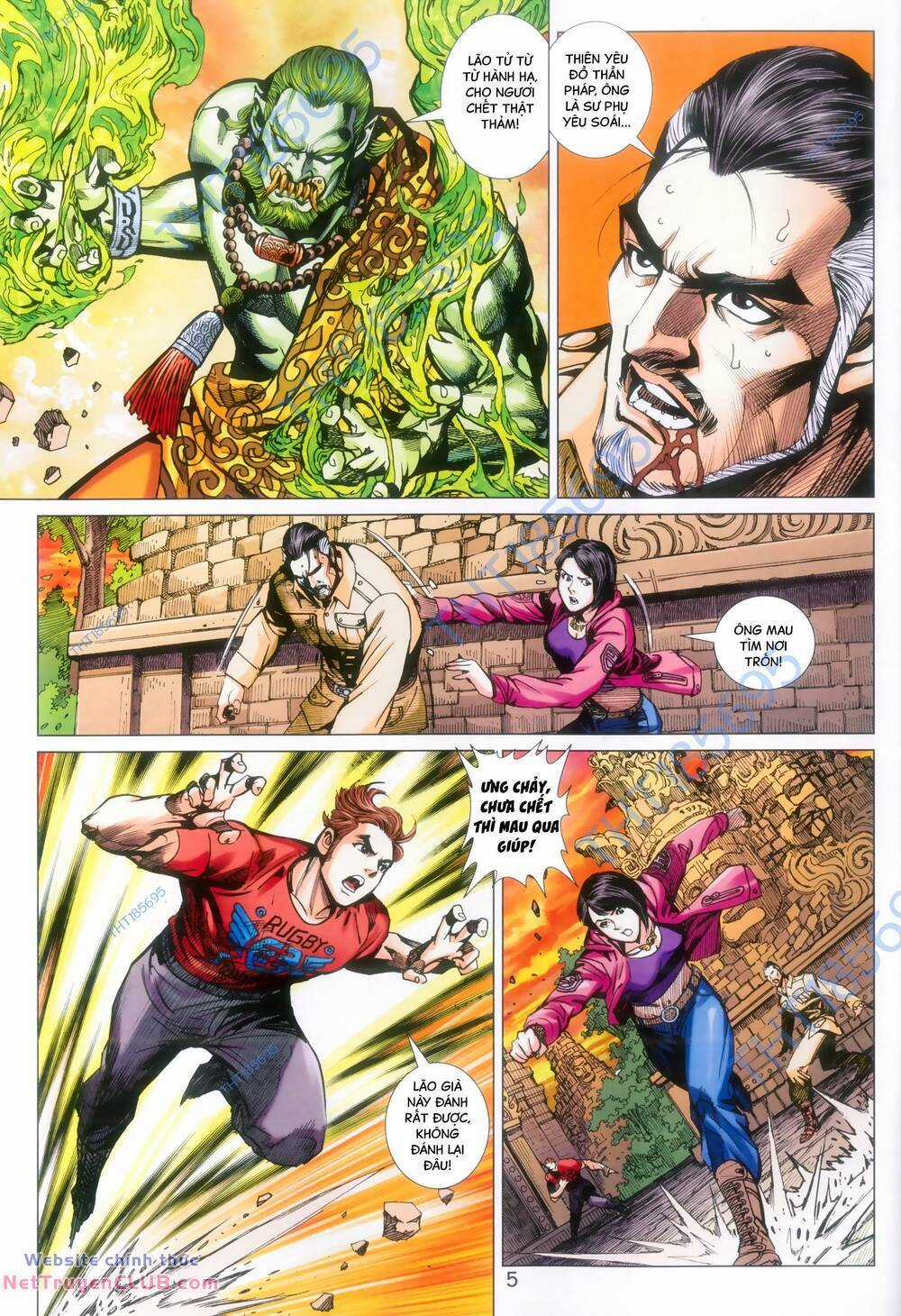Long Hổ 5 Thế 3 Thế Cừu Chapter 104 trang 4