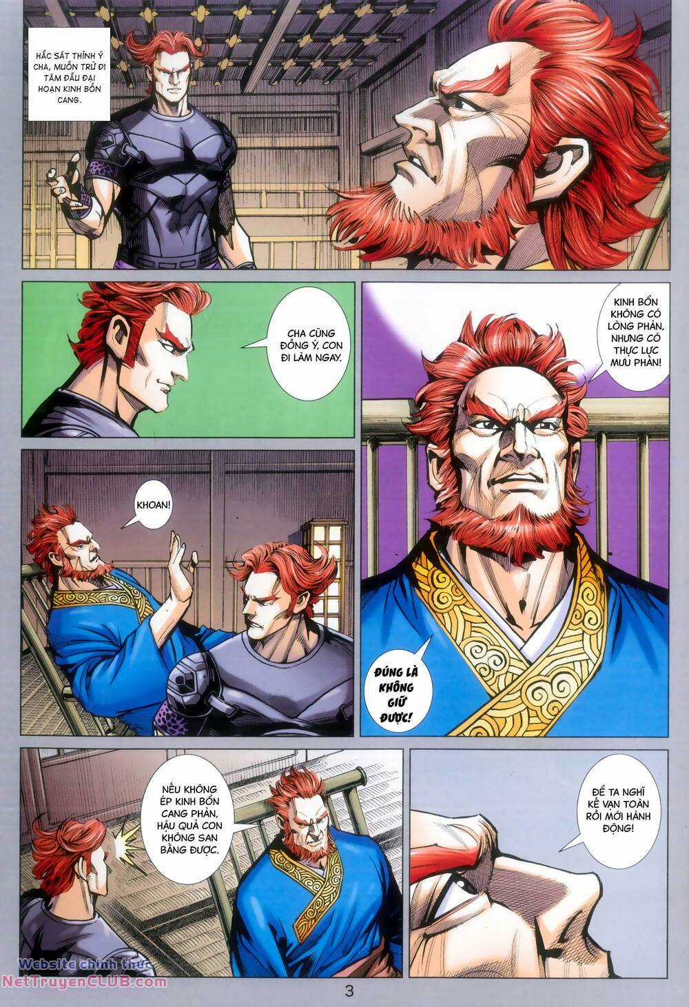 Long Hổ 5 Thế 3 Thế Cừu Chapter 105 trang 2