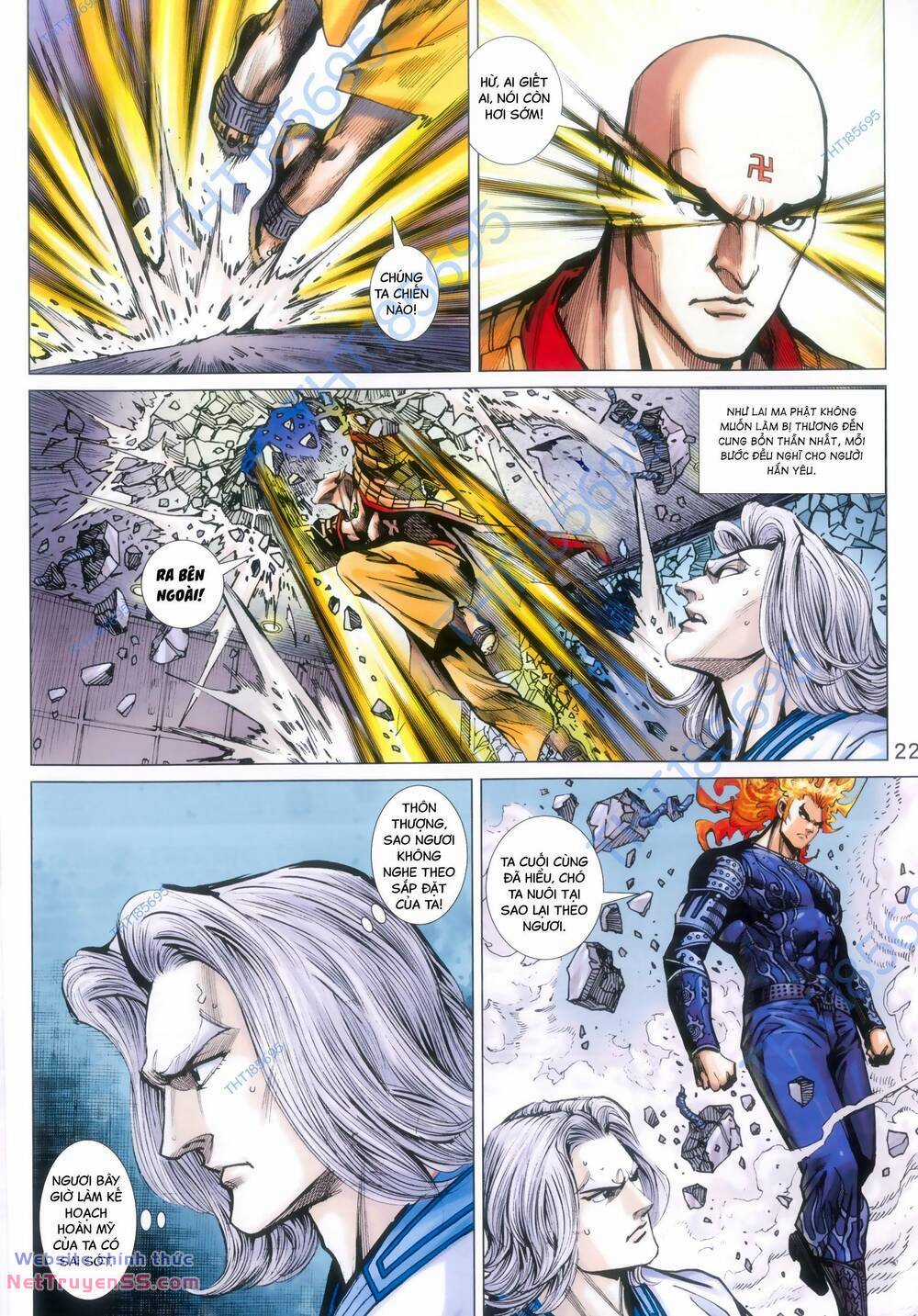 Long Hổ 5 Thế 3 Thế Cừu Chapter 105 trang 21