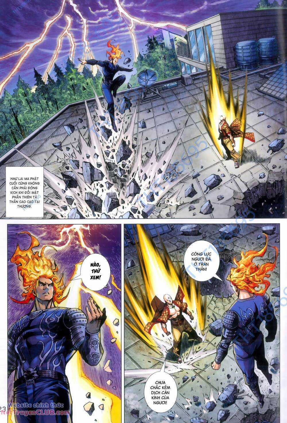 Long Hổ 5 Thế 3 Thế Cừu Chapter 105 trang 22