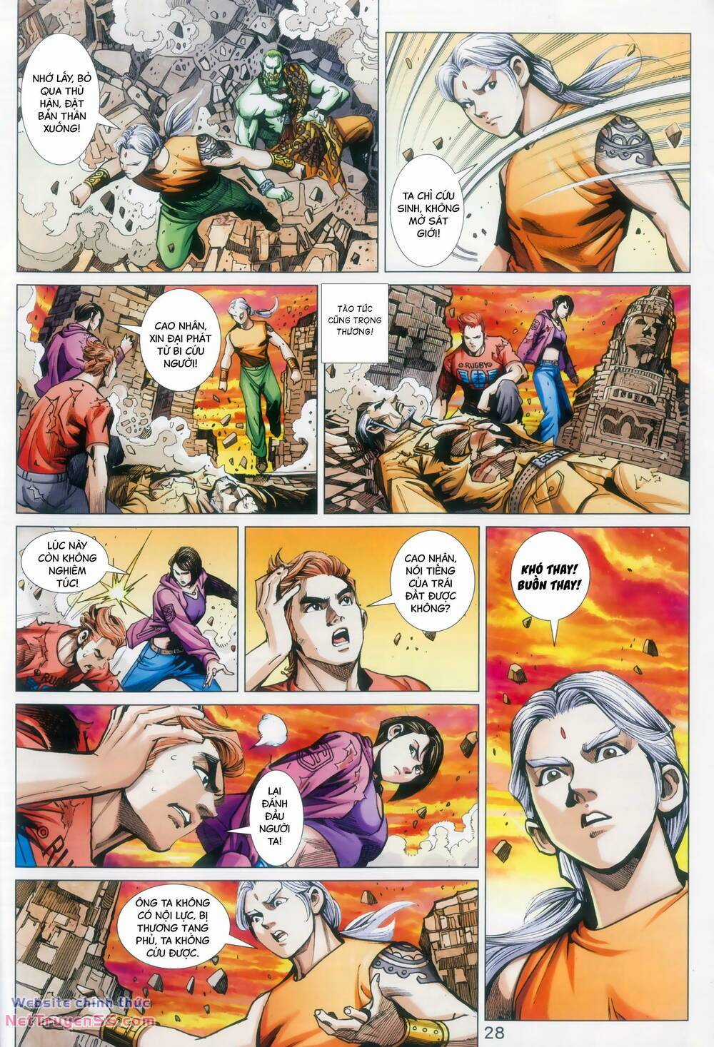 Long Hổ 5 Thế 3 Thế Cừu Chapter 105 trang 27