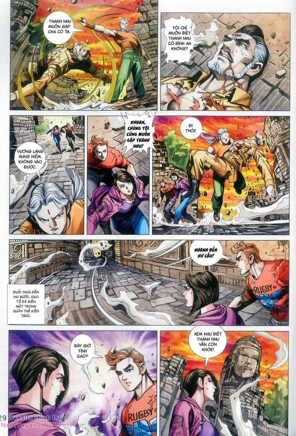 Long Hổ 5 Thế 3 Thế Cừu Chapter 105 trang 28