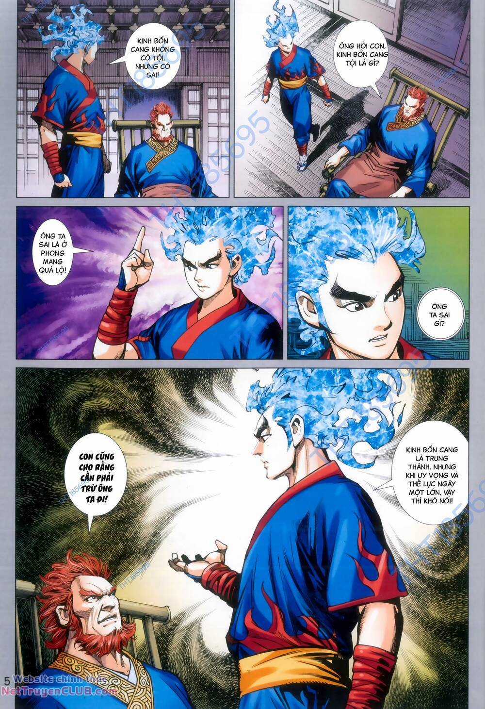 Long Hổ 5 Thế 3 Thế Cừu Chapter 105 trang 4